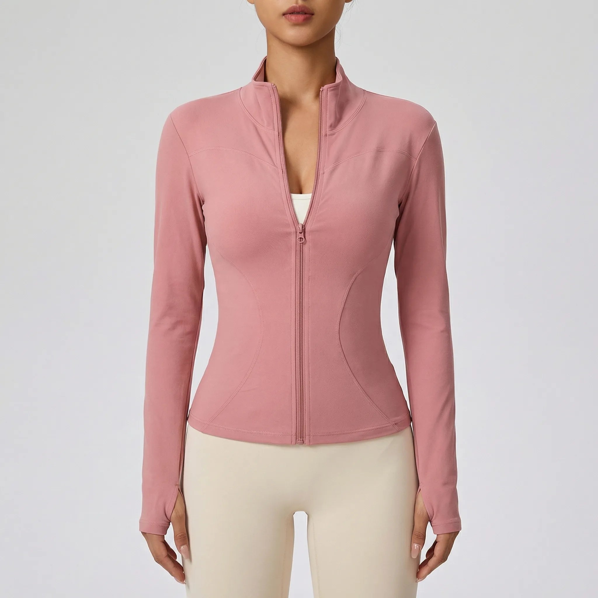 Nordspur | Fluxara Long-Sleeve Fitted Athletic Zip Jacket