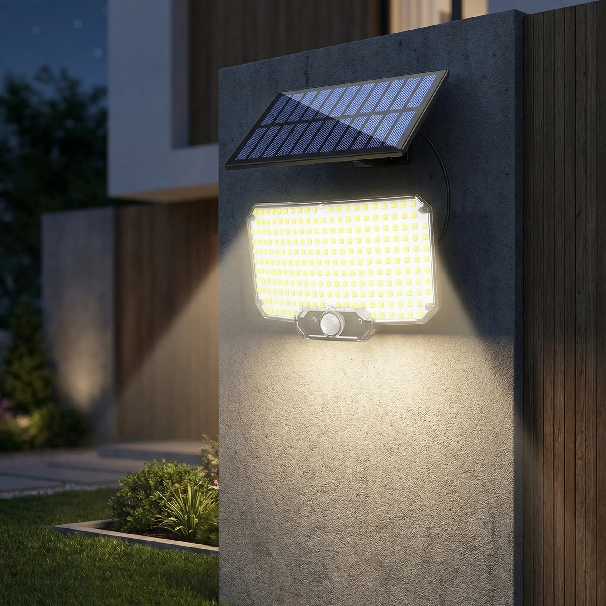 Nordspur | Fluxora Solar-Powered Outdoor Flood Light With Motion Sensor