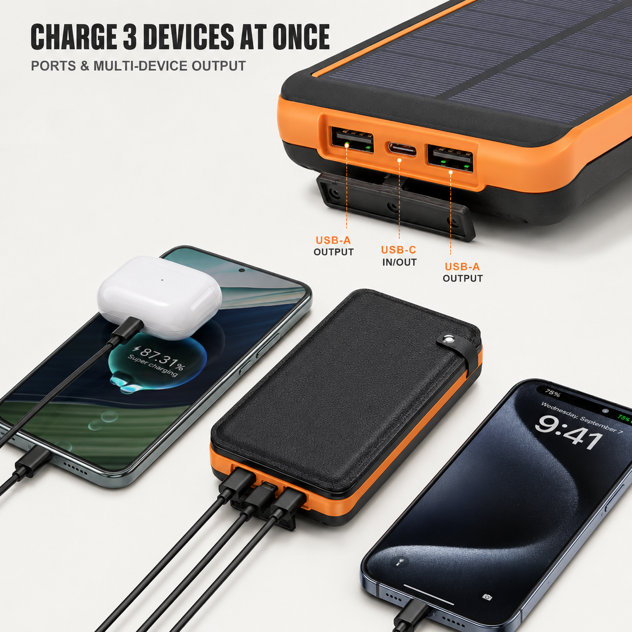 Nordspur | Foldable Solar Panel Power Bank
