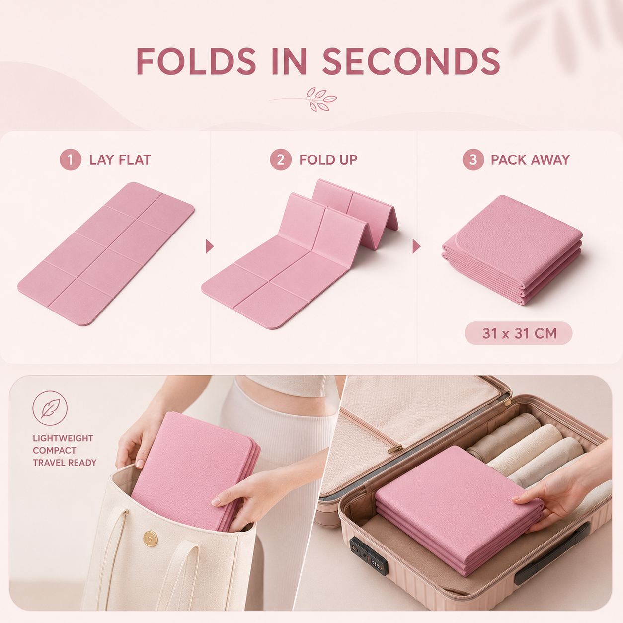 Nordspur | Foldiva Foldable Travel Yoga Mat