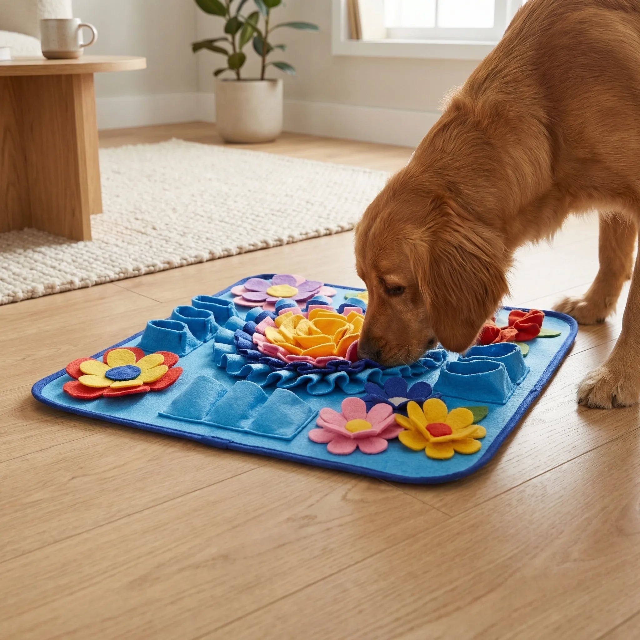 Interaktive Schnüffelmatte für Hunde und Katzen zur mentalen Stimulation