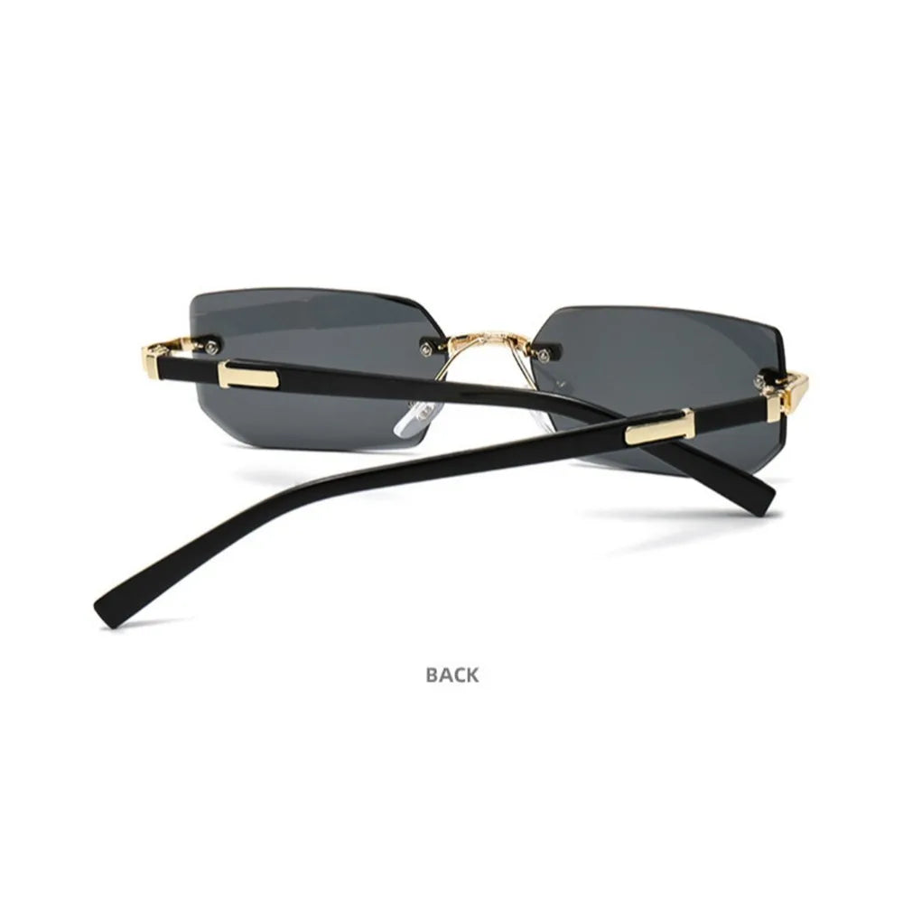 Nordspur | Framlix Rimless Rectangle Frameless Sunglasses