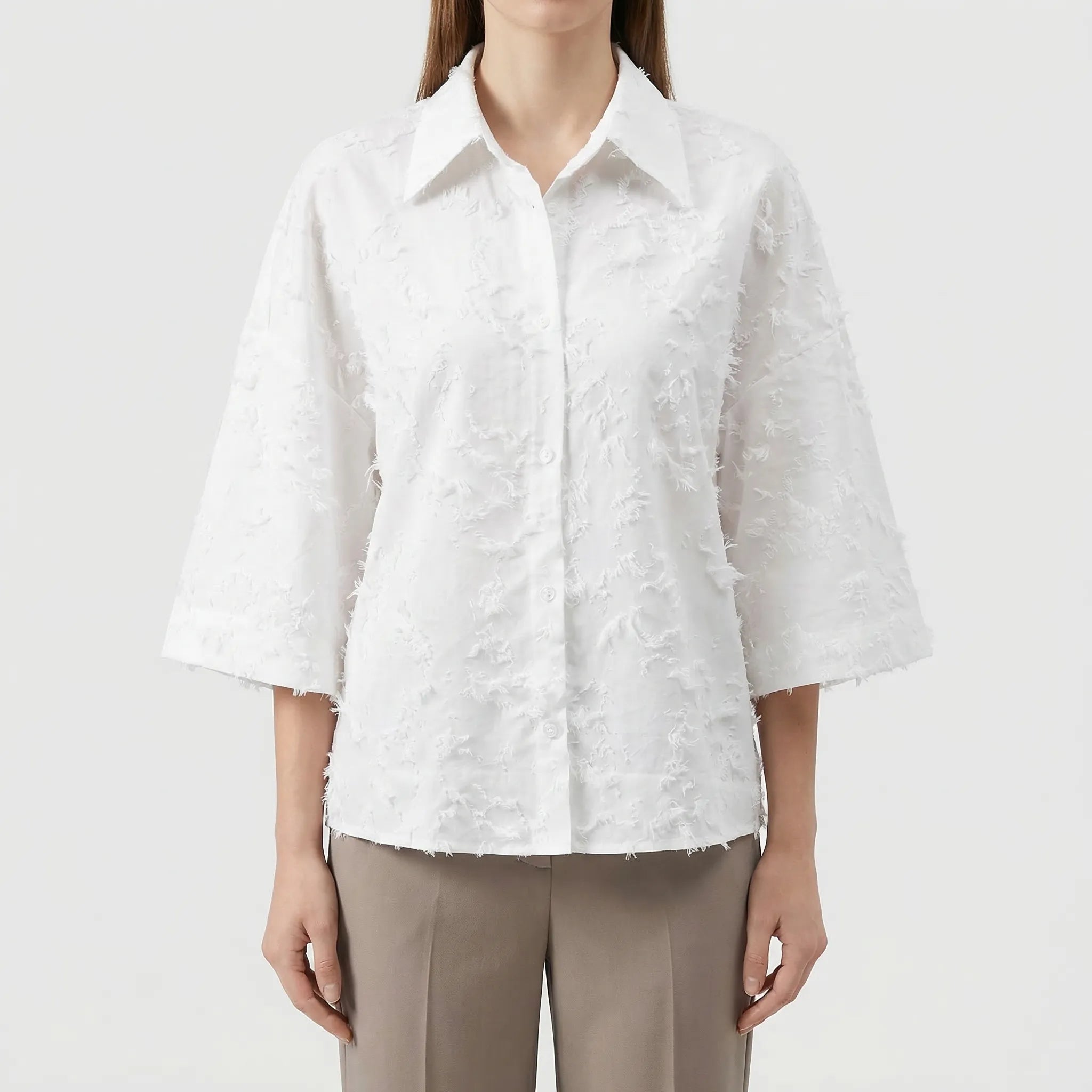 Nordspur | Frinella Tassel-Trimmed Blouse And A-Line Skirt Set