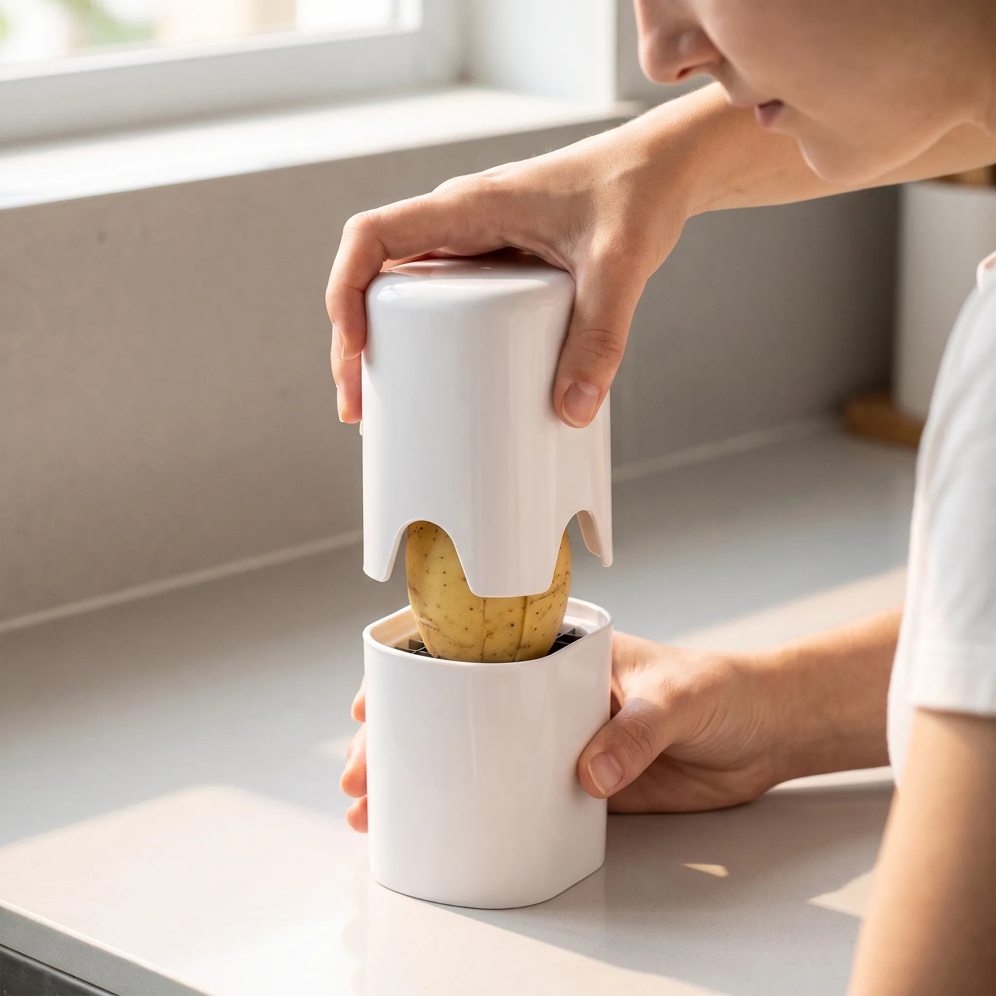 Nordspur | Fritera Manual Grid Vegetable And Chip Cutter