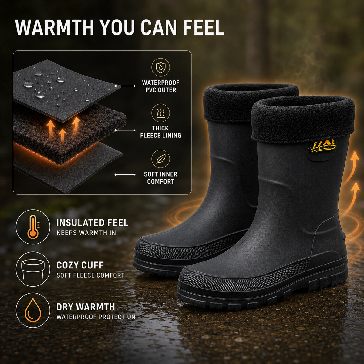 Nordspur | FrostTrek Insulated Rainboots