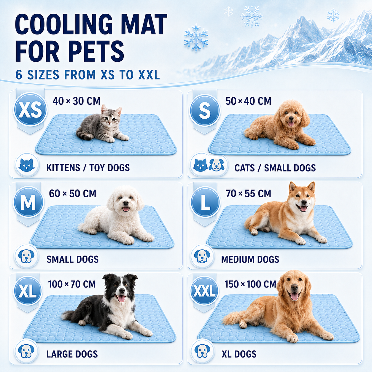 Nordspur | Frostbed Washable Pet Cooling Mat
