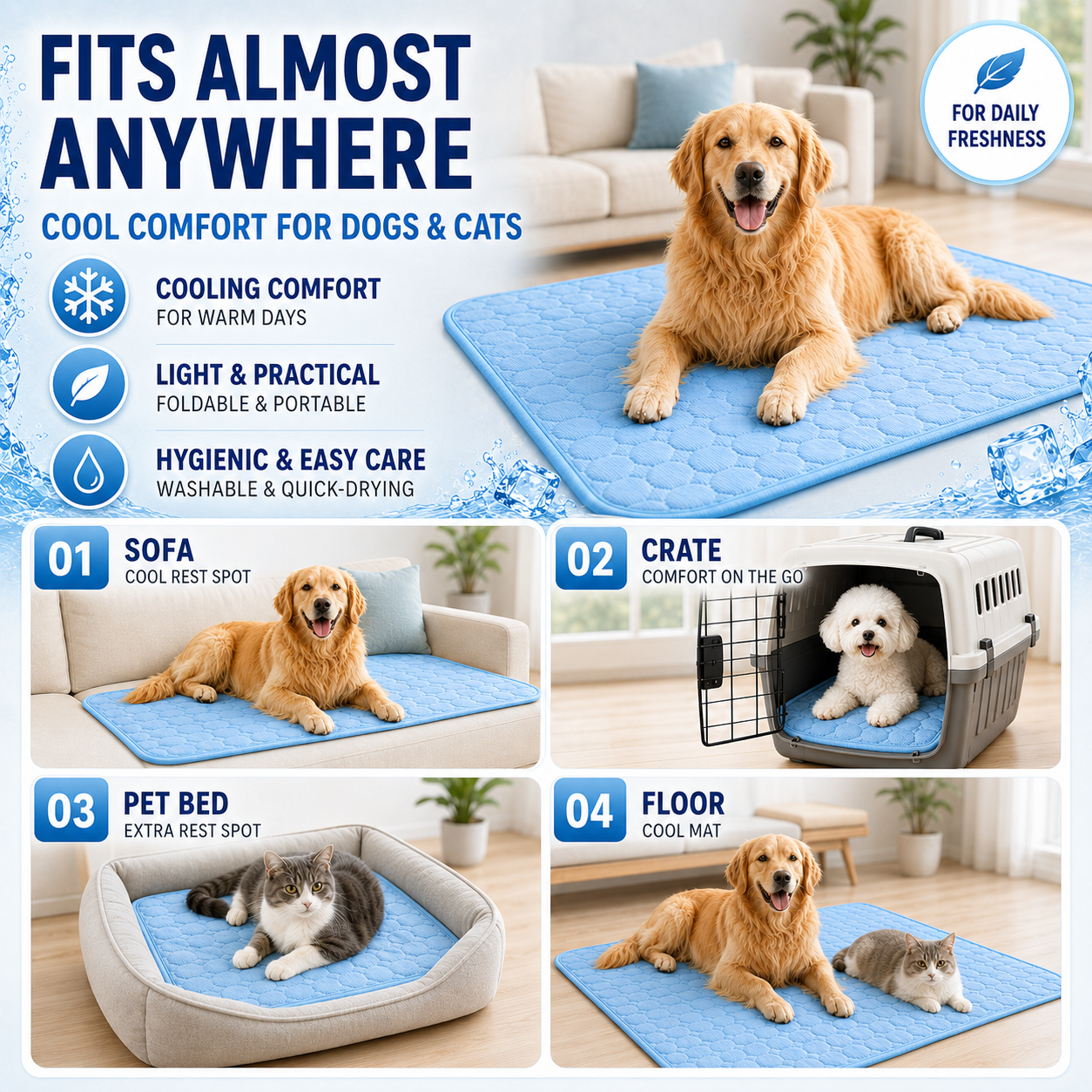 Nordspur | Frostbed Washable Pet Cooling Mat