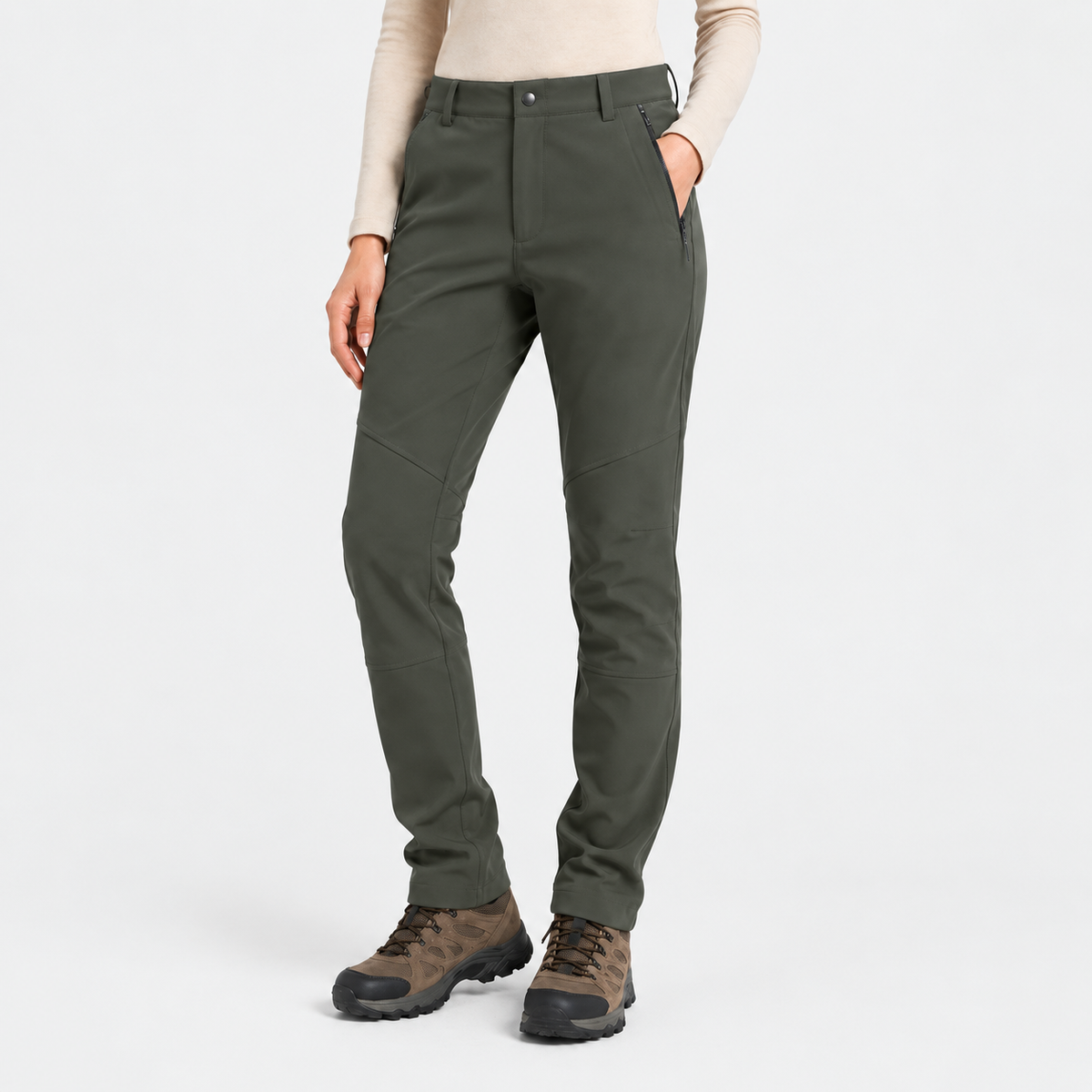 Nordspur | Frostline Slim Fit Fleece-Lined Outdoor Trousers