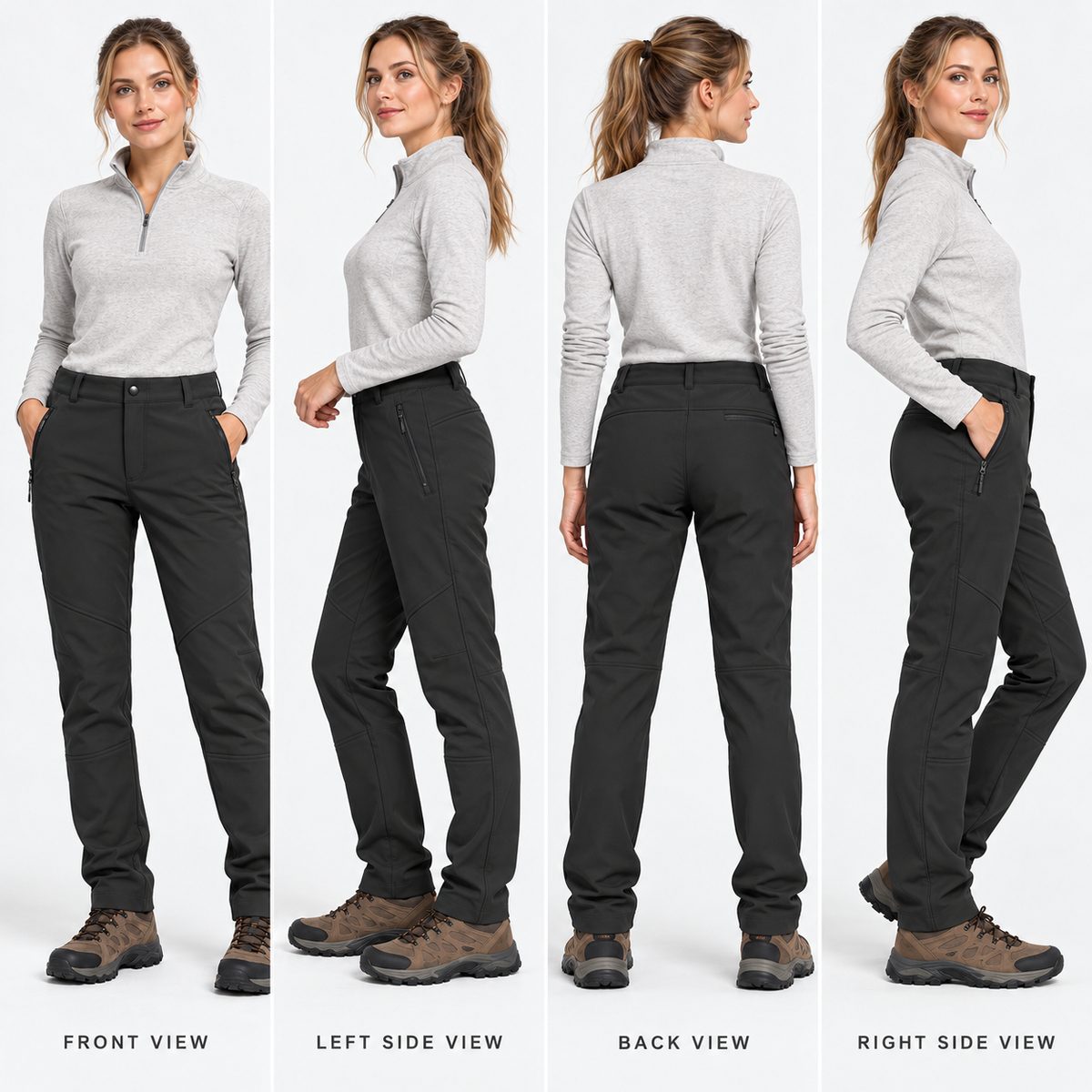 Nordspur | Frostline Slim Fit Fleece-Lined Outdoor Trousers