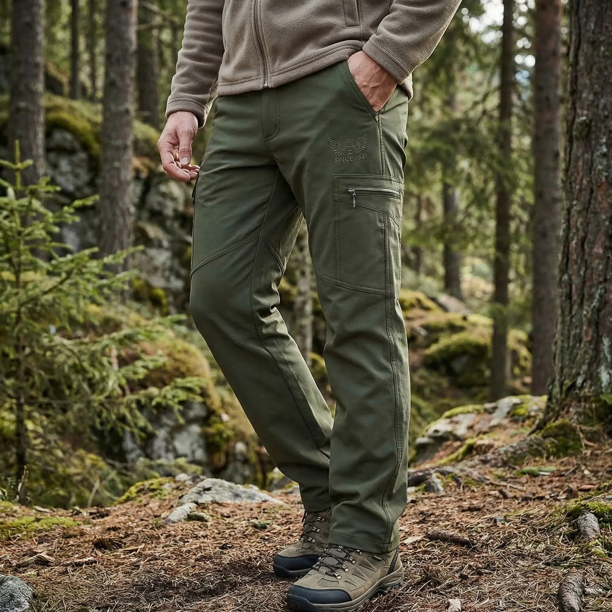 Nordspur | Frostrek Fleece-Lined Tactical Cargo Trousers