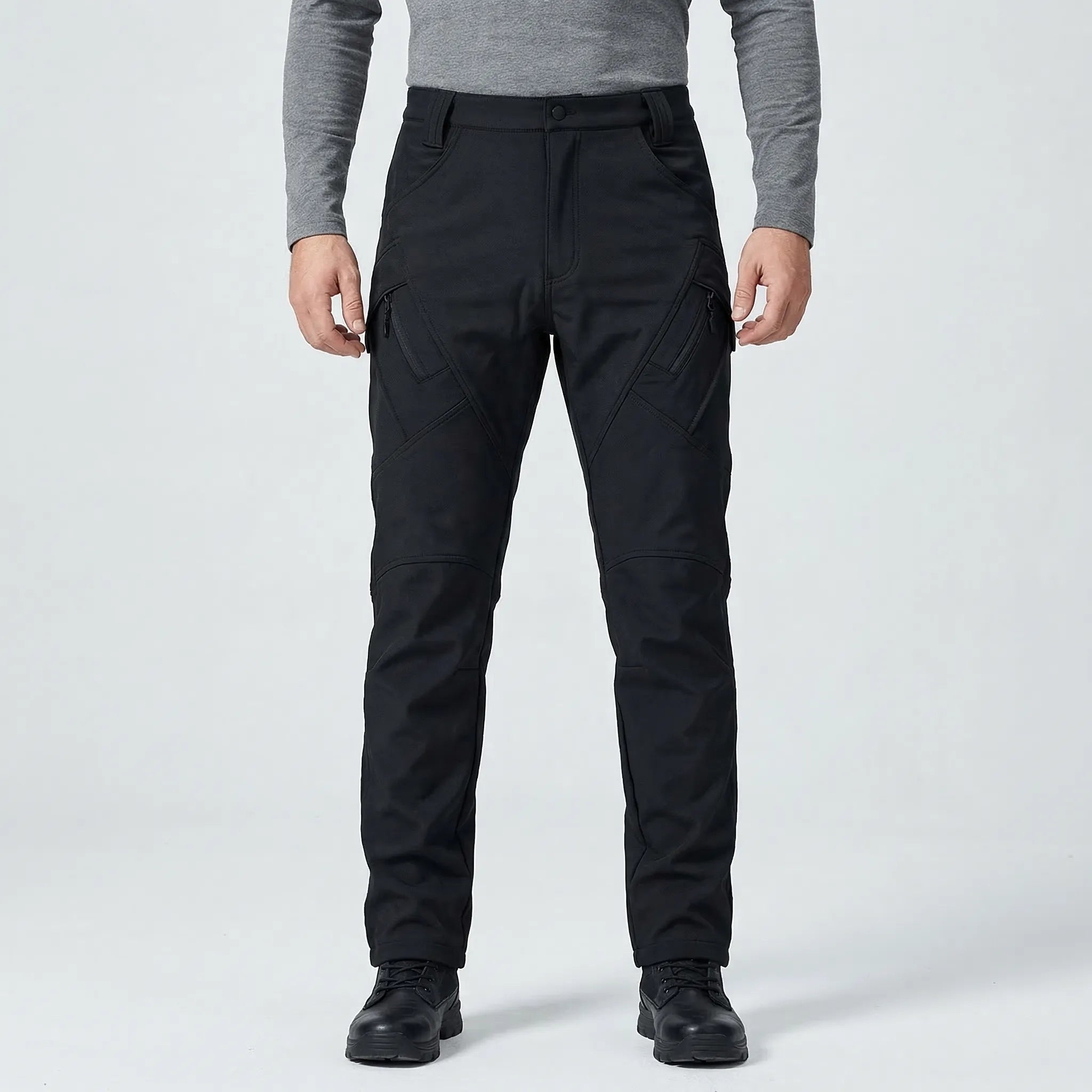 Nordspur | Frostveil Fleece-Lined Tactical Cargo Trousers