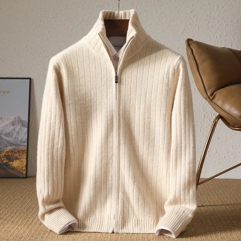 Nordspur | Full Zip Merino Wool Cardigan