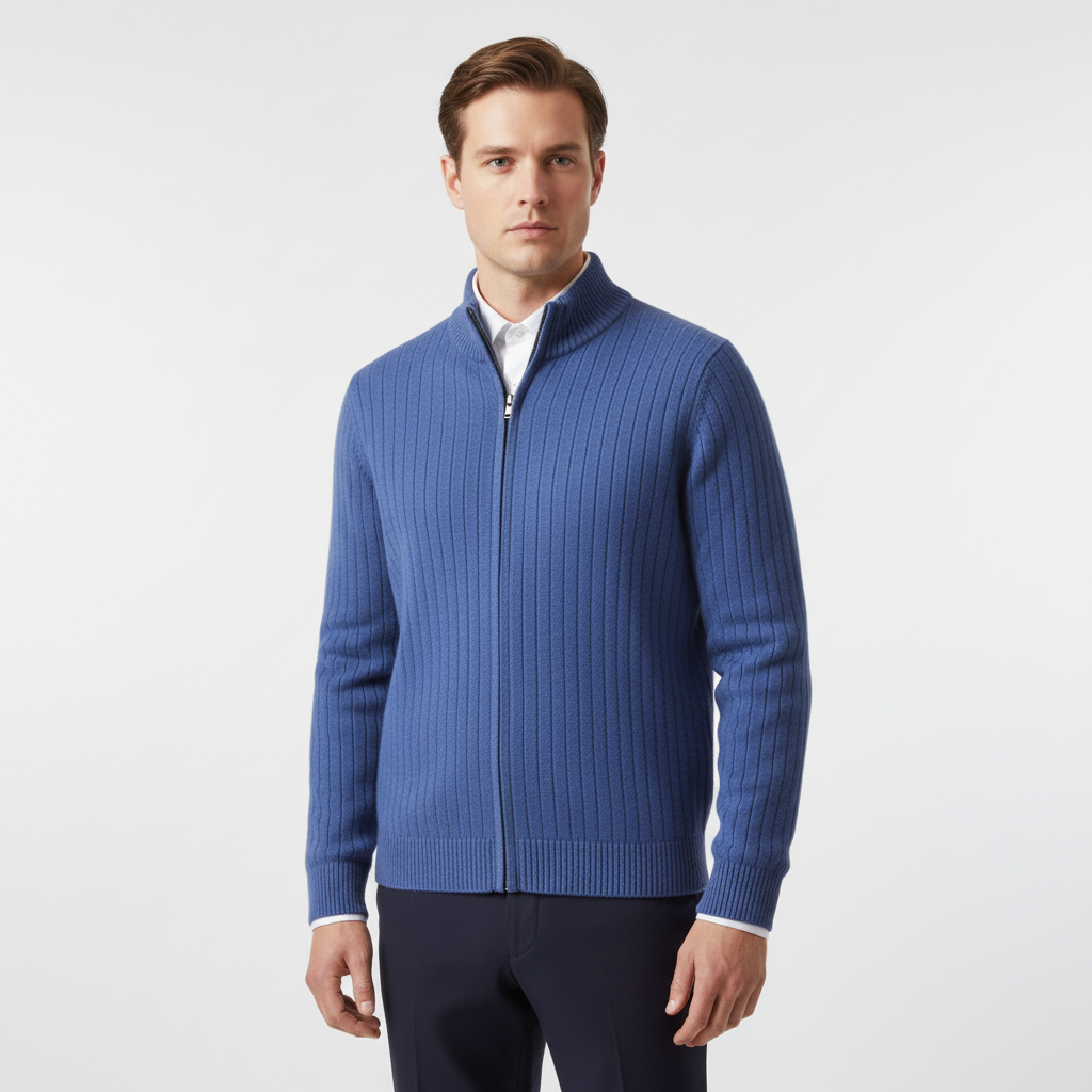Nordspur | Full Zip Merino Wool Cardigan