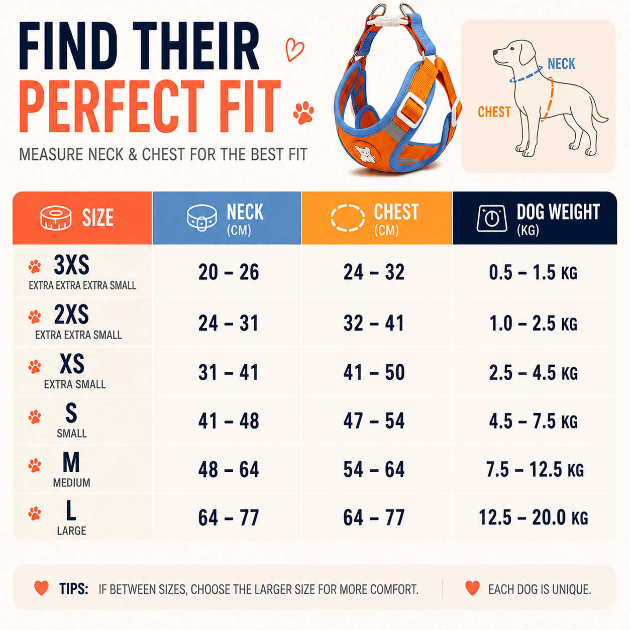 Nordspur | Furloop Adjustable Vest-Style Dog Harness