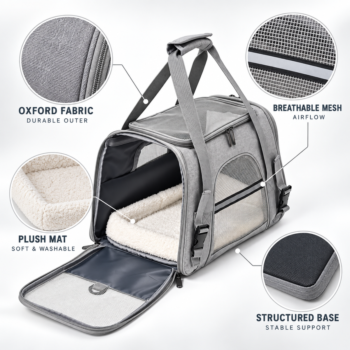 Nordspur | Furriko Soft-Sided Airline-Approved Pet Carrier Bag