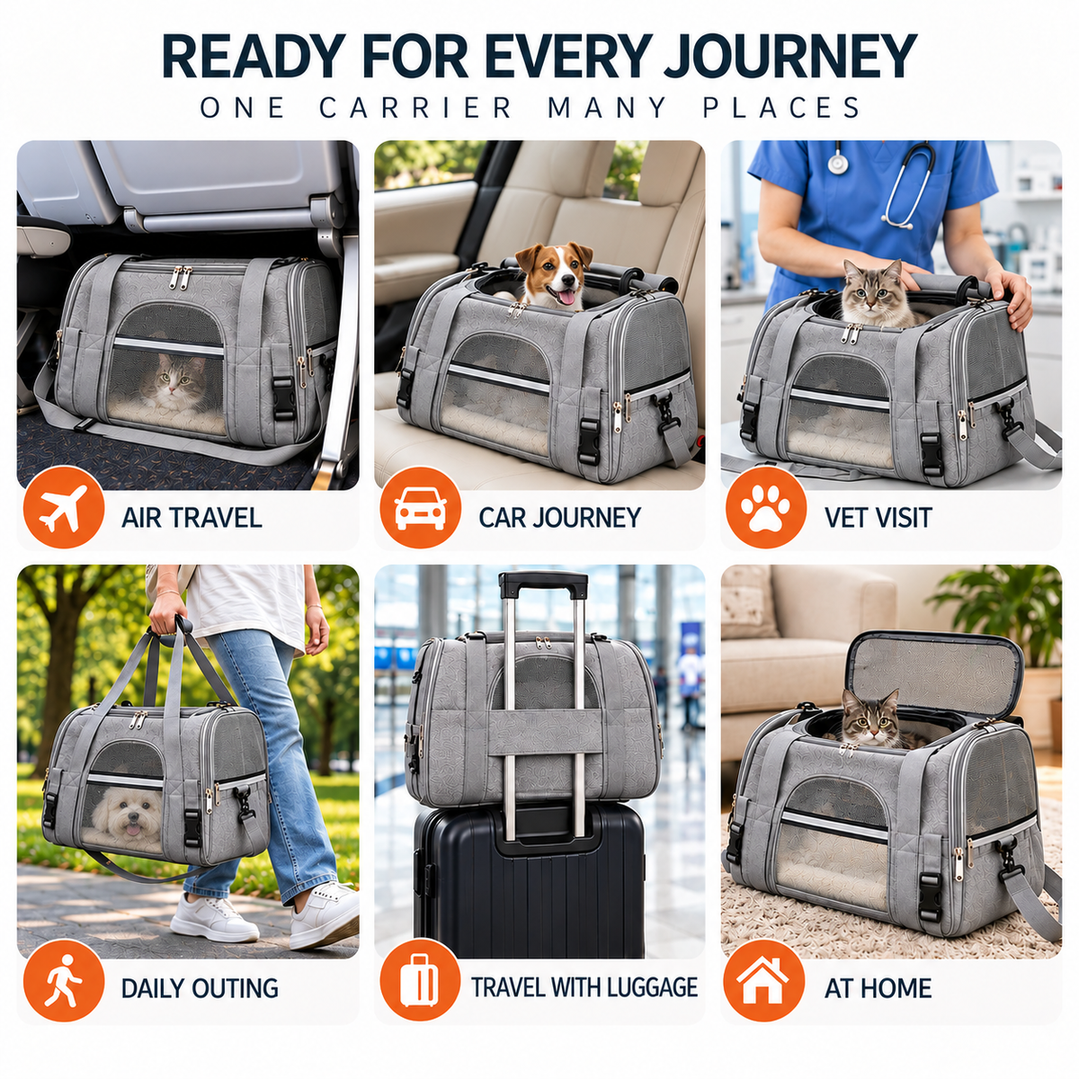 Nordspur | Furriko Soft-Sided Airline-Approved Pet Carrier Bag