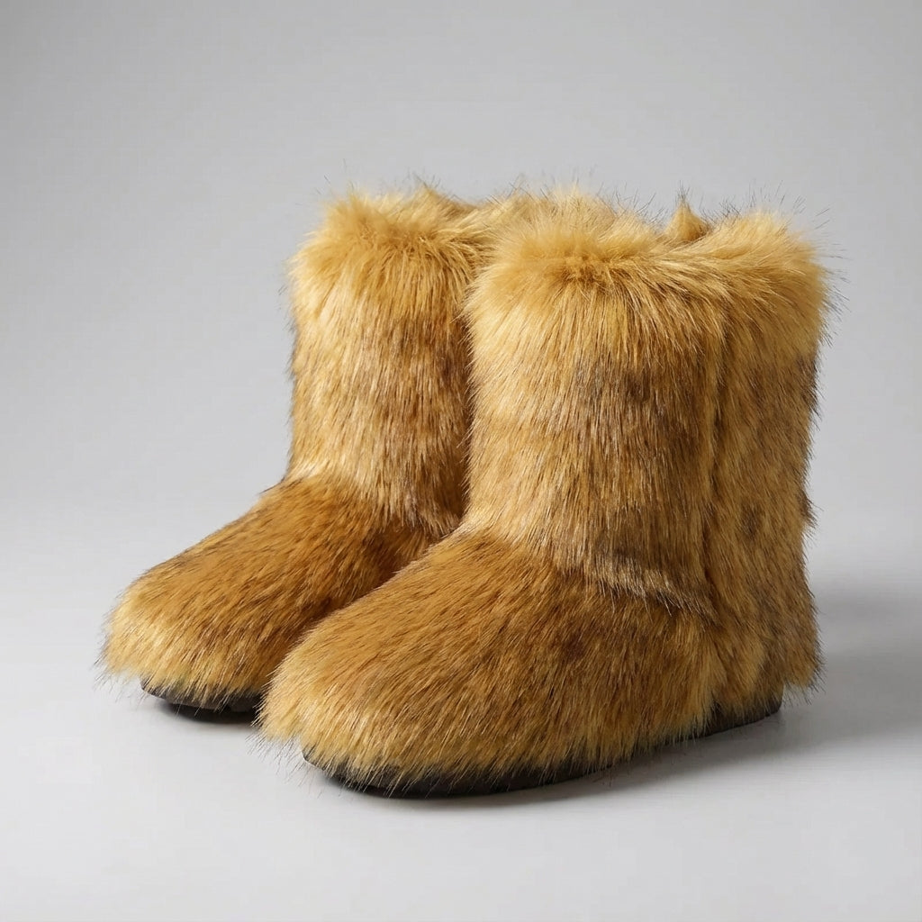 Nordspur | Furrique Mid Calf Fluffy Boots