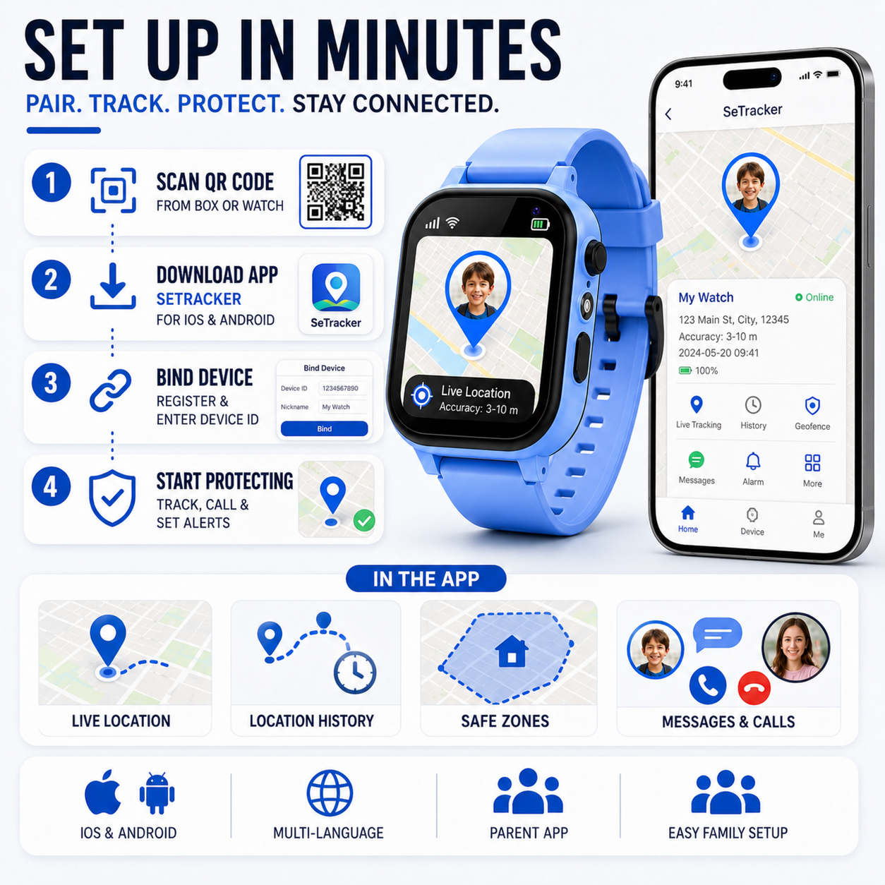 Nordspur | GPS Kids Smartwatch