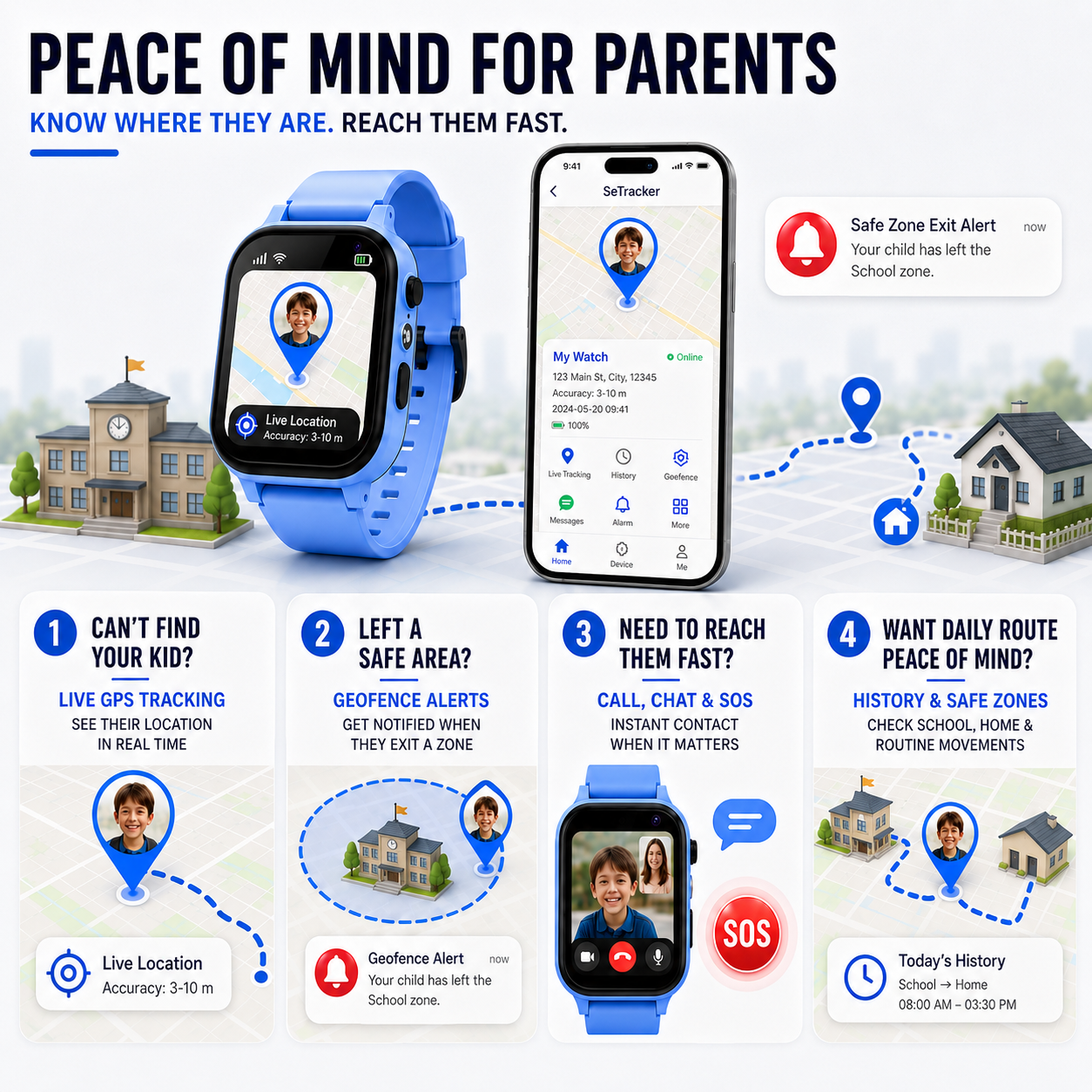Nordspur | GPS Kids Smartwatch