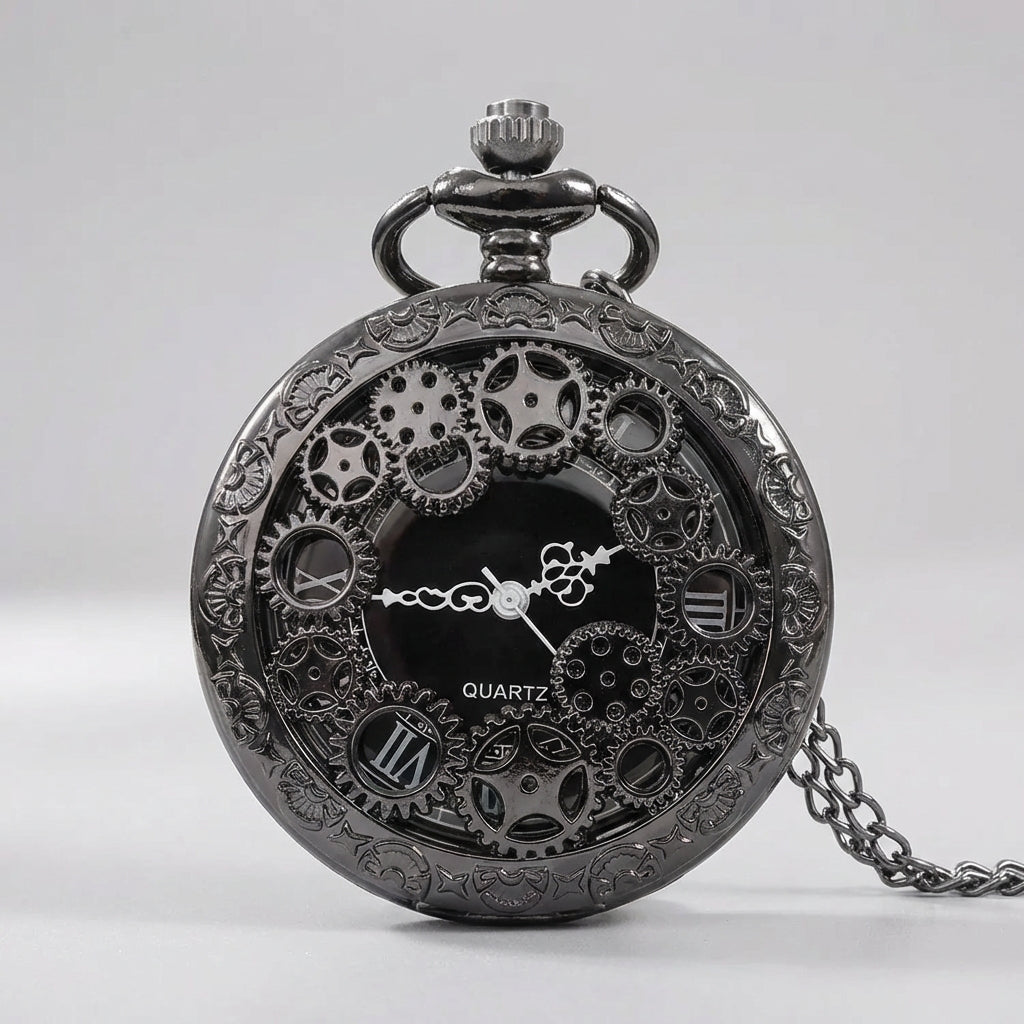 Nordspur | Gearhaven Steampunk Hollow Pocket Pendant