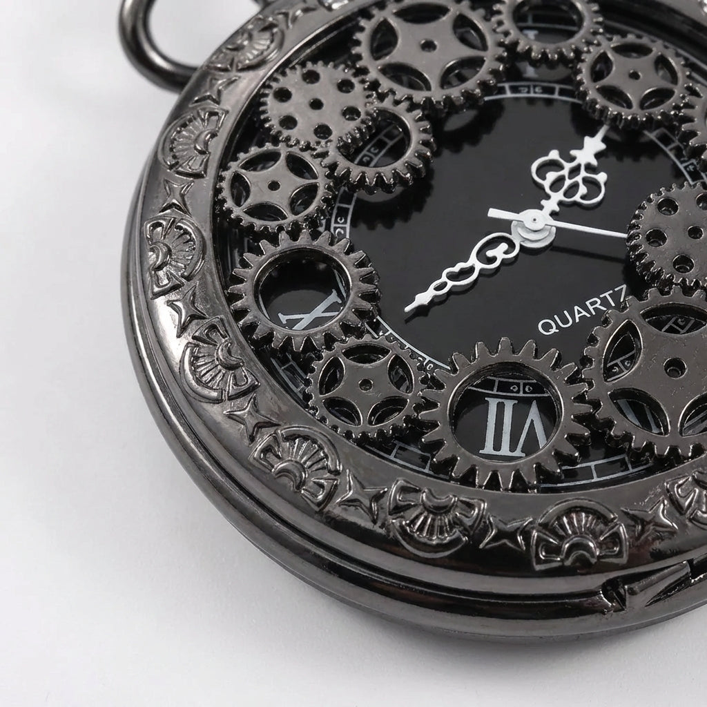 Nordspur | Gearhaven Steampunk Hollow Pocket Pendant