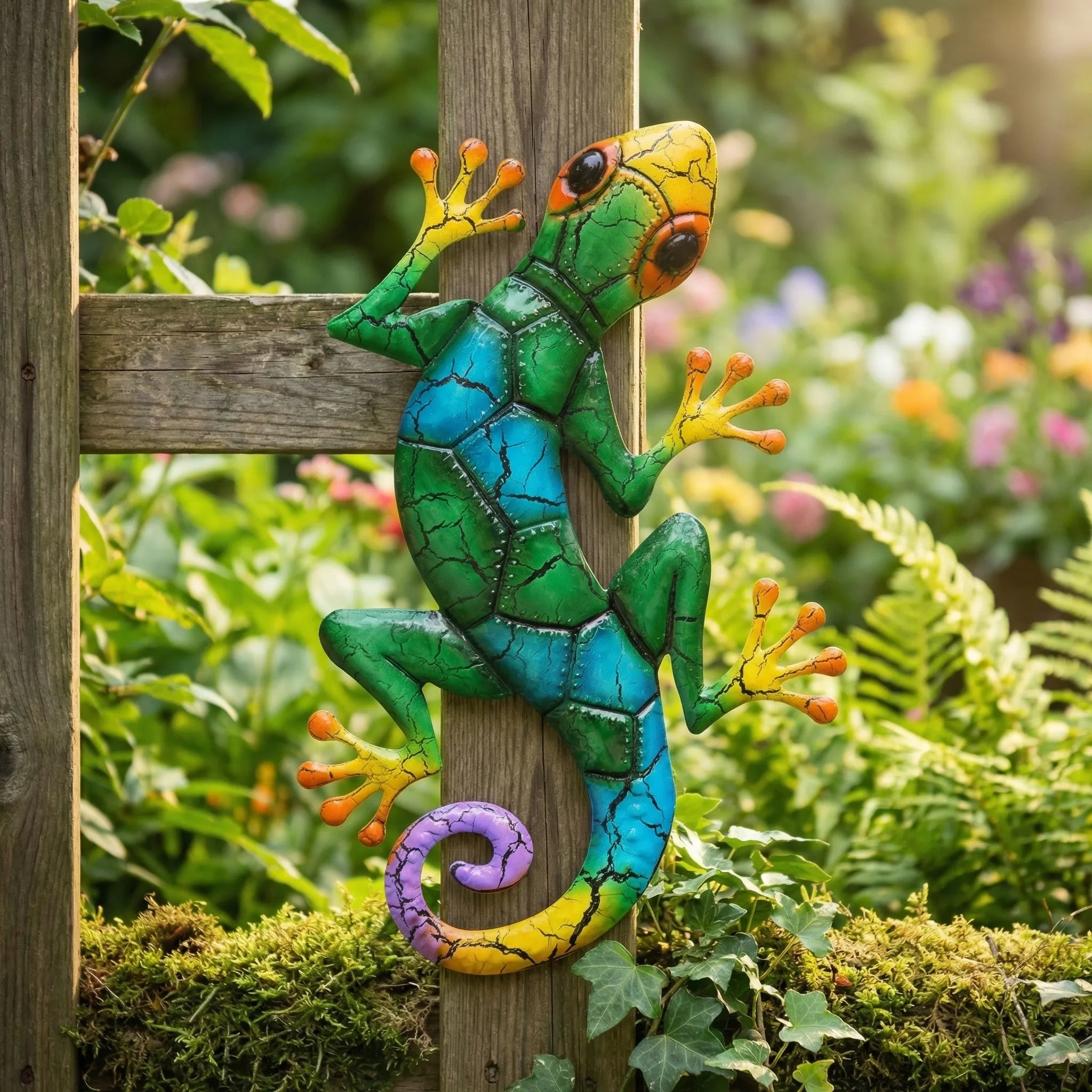 Nordspur | Geckora Colourful Gecko Wall Sculpture