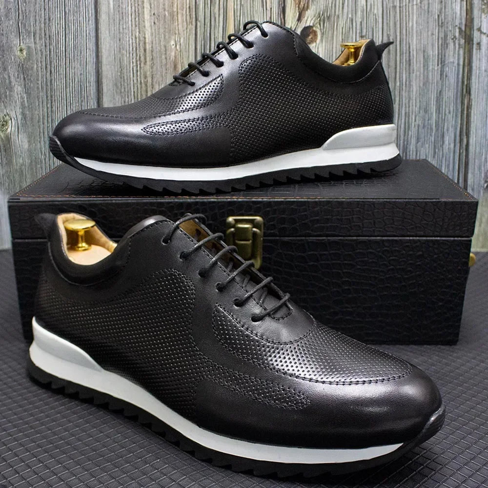 Nordspur | Genuine Leather Lace Up Sneaker
