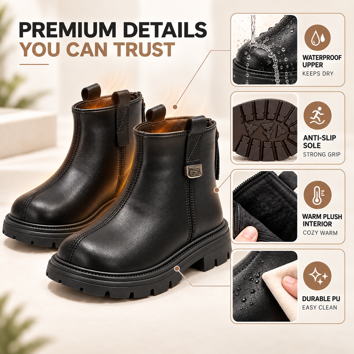 Nordspur | Girls Short Ankle Boots
