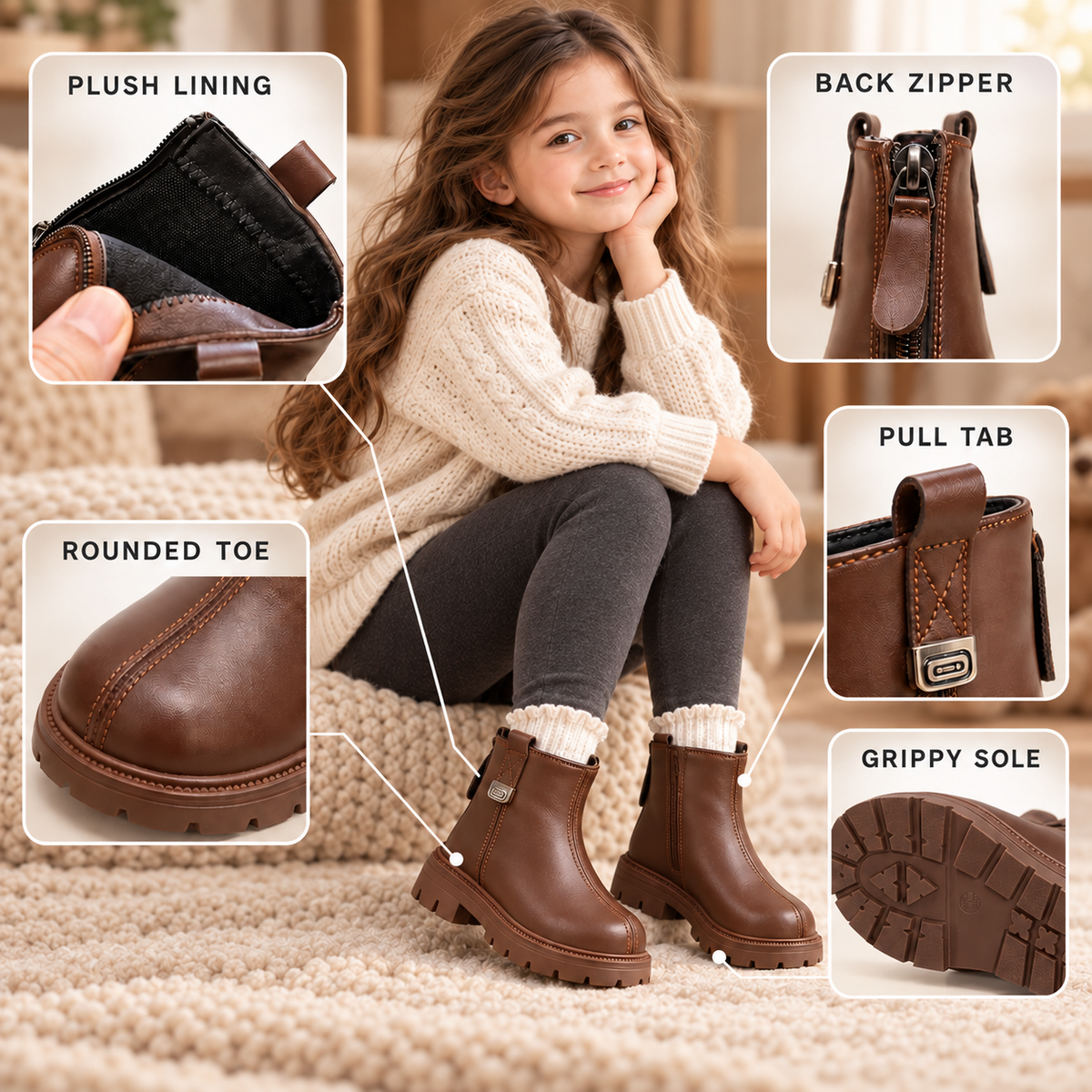 Nordspur | Girls Short Ankle Boots