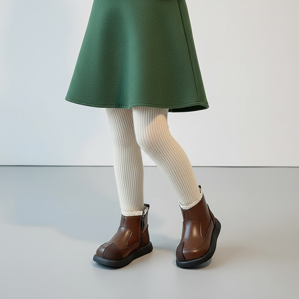 Nordspur | Girls Ankle Lace Trim Boots