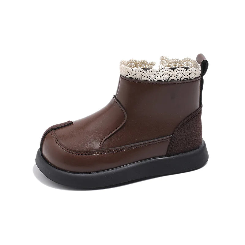 Nordspur | Girls Ankle Lace Trim Boots