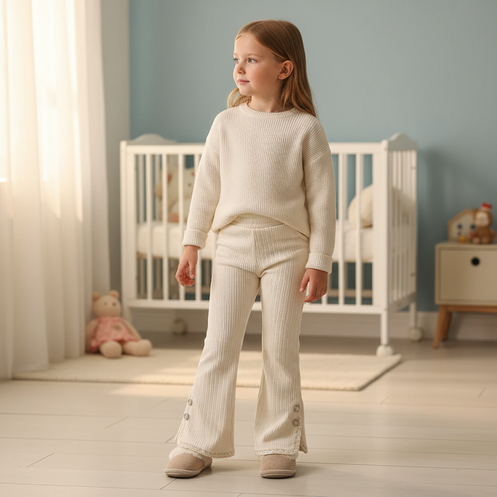 Nordspur | Girls Flared Chenille Pants