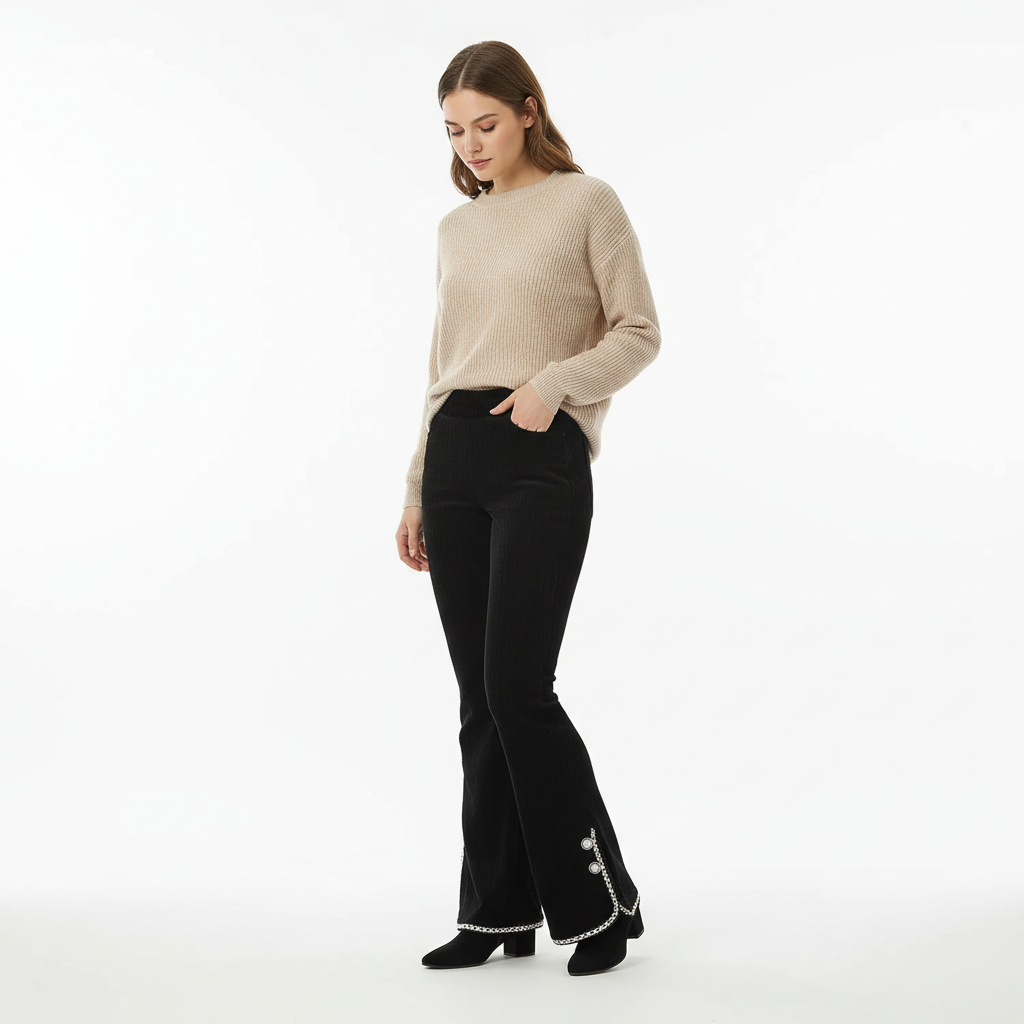 Nordspur | Girls Flared Chenille Pants