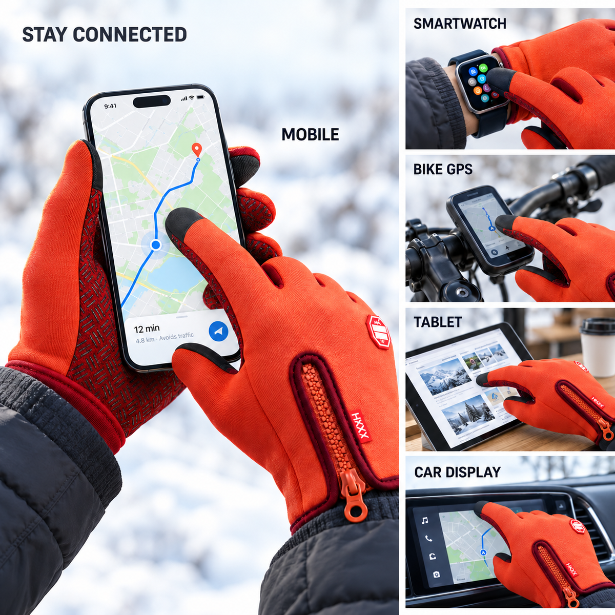 Nordspur | Glaciera Insulated Winter Cycling Gloves