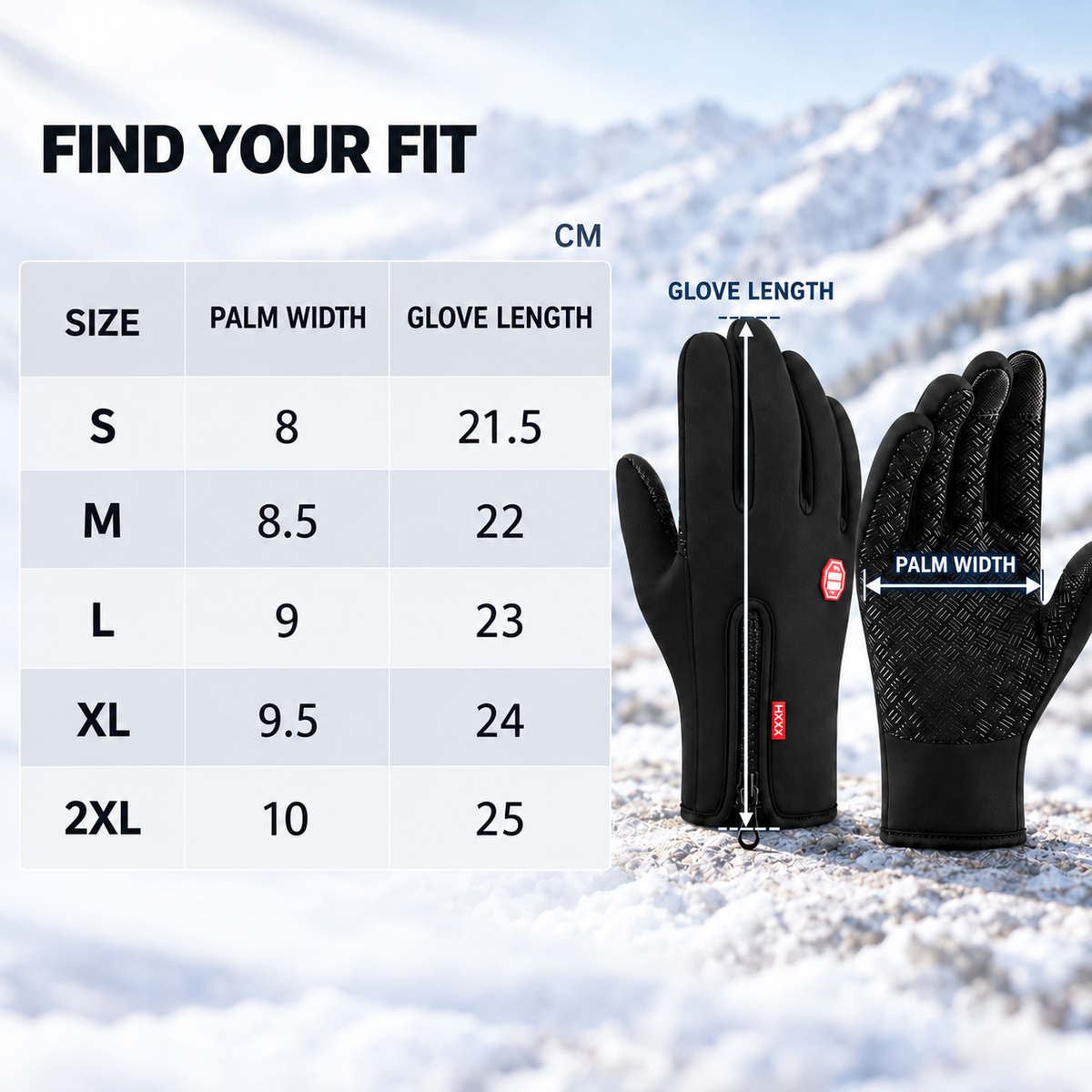 Nordspur | Glaciera Insulated Winter Cycling Gloves
