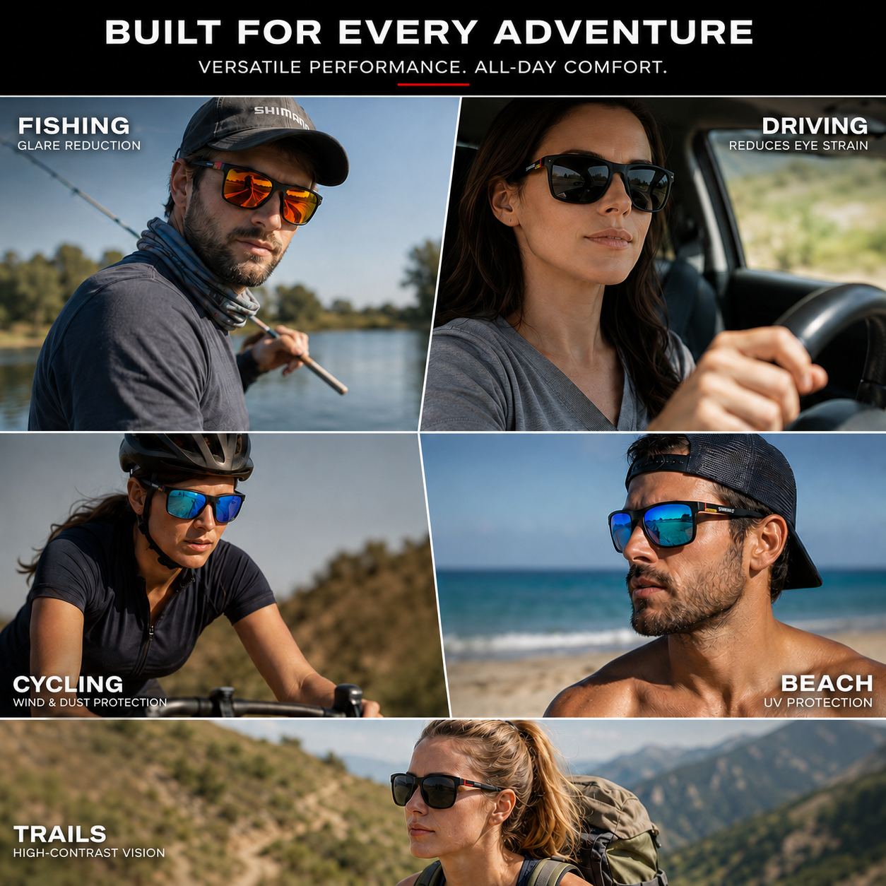 Nordspur | Glarex Polarised Wraparound Outdoor Sunglasses