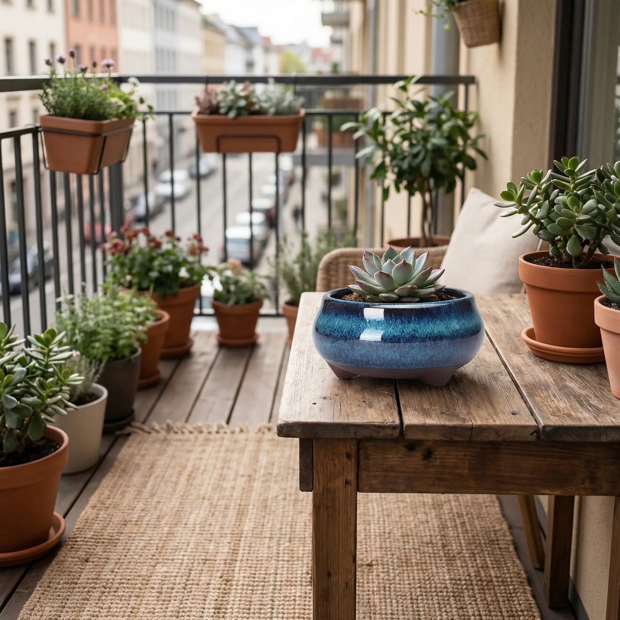 Nordspur | Glazwyn Round Glazed Indoor Planter Pot