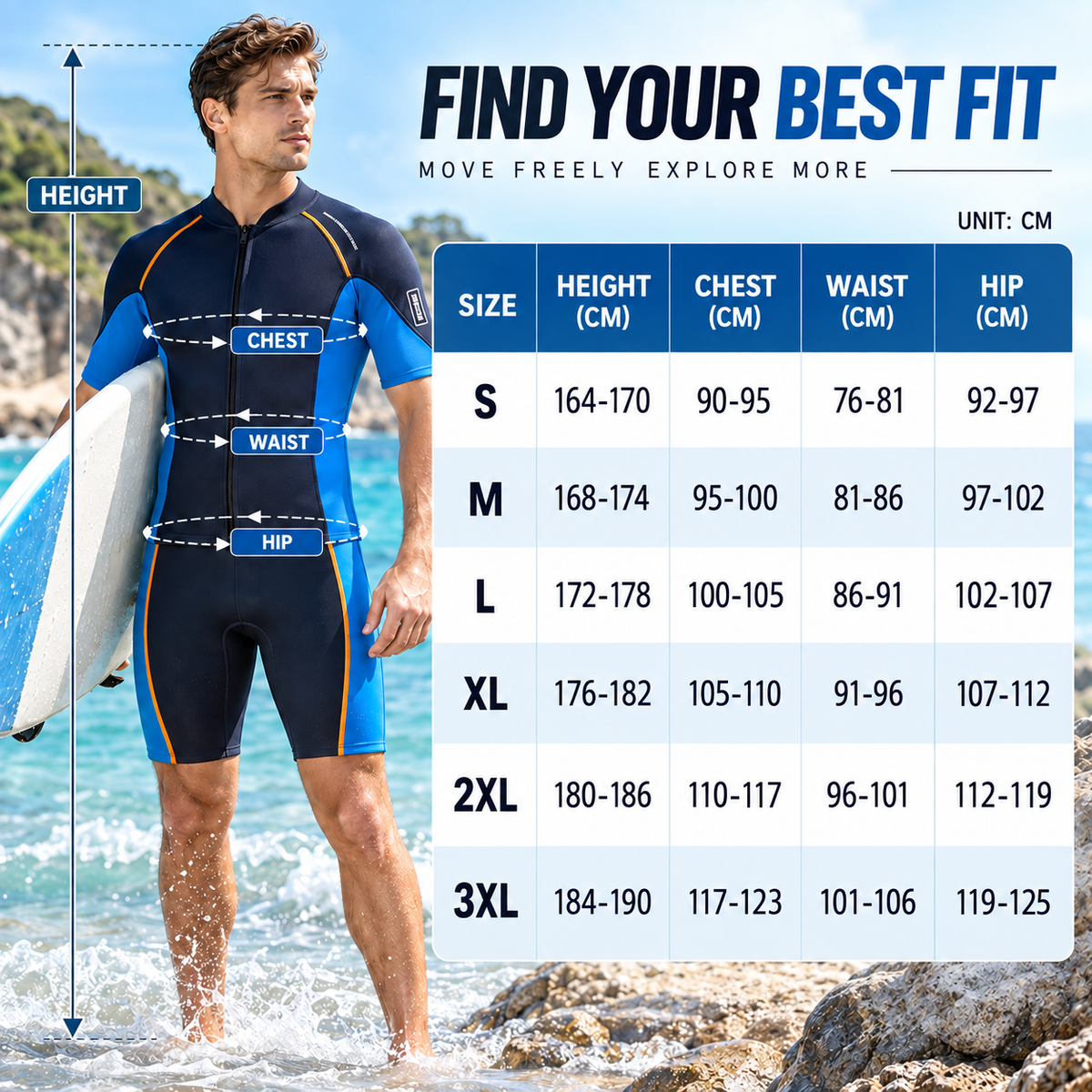 Nordspur | Glidefin Two-Piece Short Wetsuit