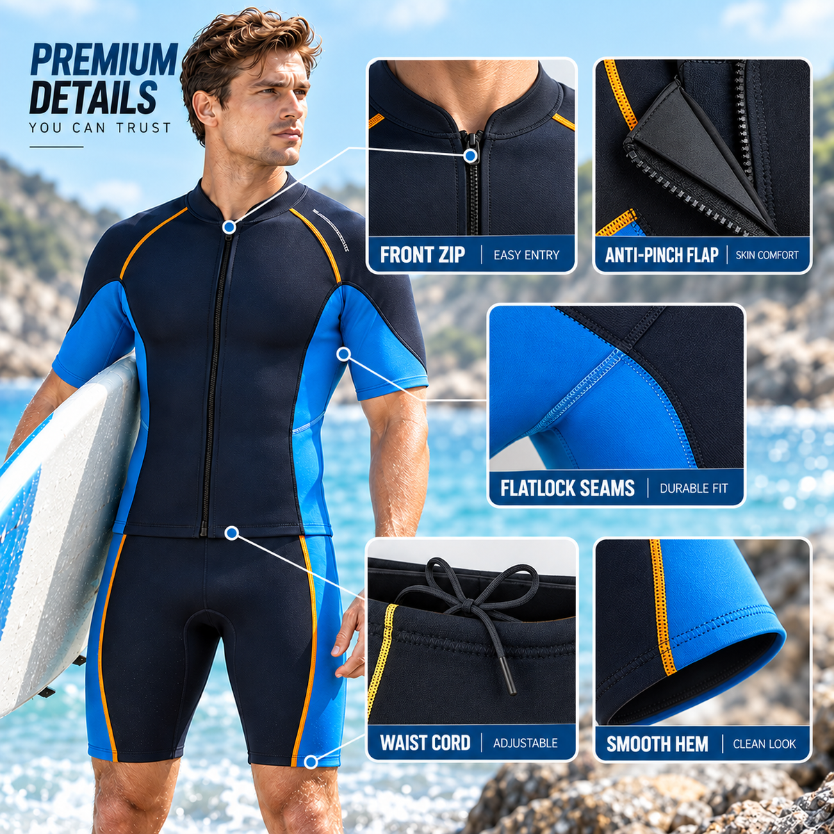 Nordspur | Glidefin Two-Piece Short Wetsuit