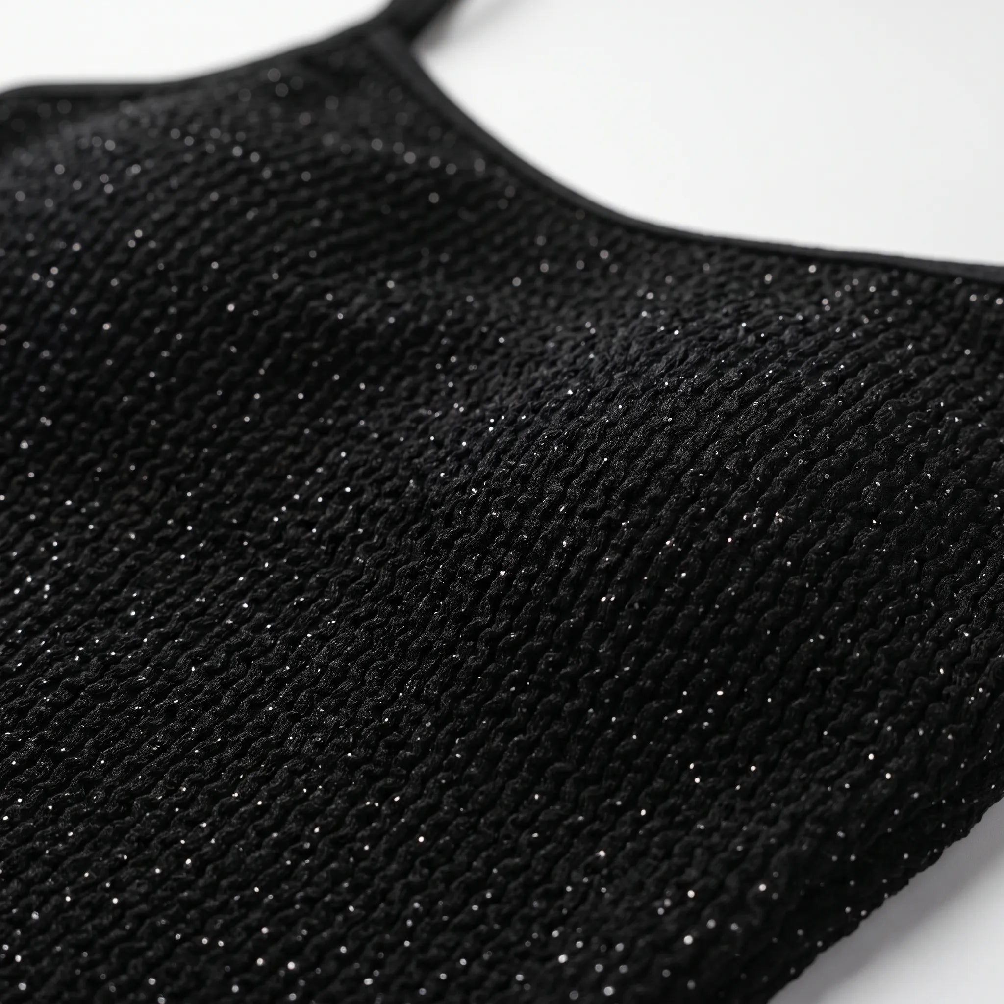 Nordspur | Glimmeria Textured One-Piece Black Swimsuit