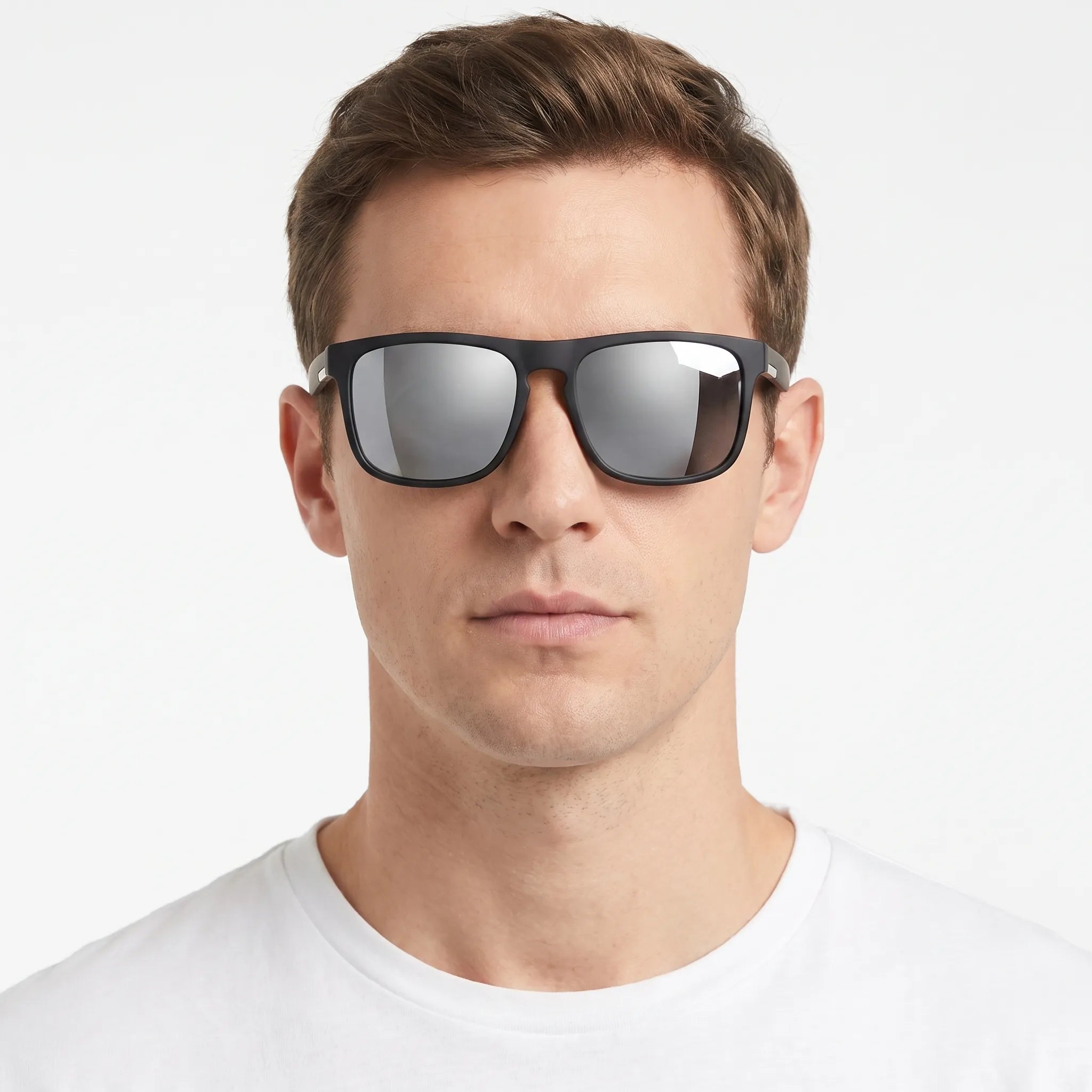 Nordspur | Glintor Classic Square Mirrored Designer Sunglasses