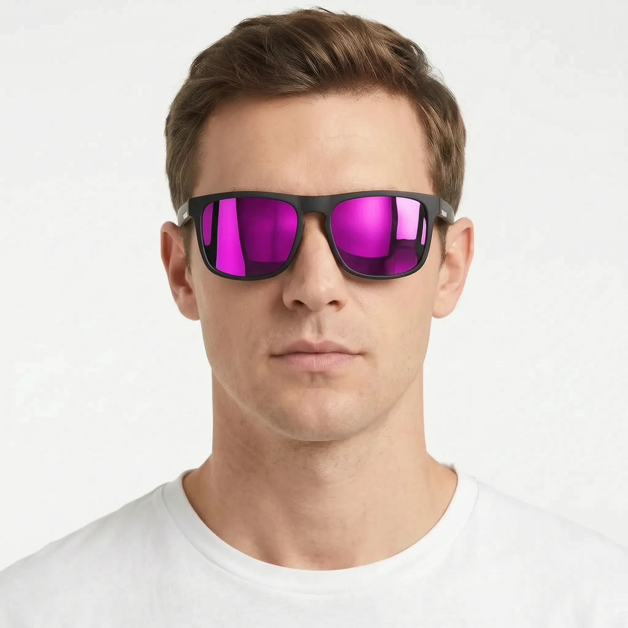 Nordspur | Glintor Classic Square Mirrored Designer Sunglasses