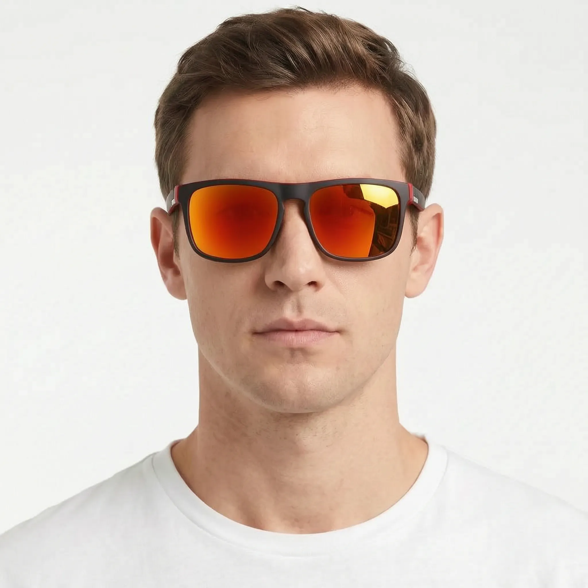 Nordspur | Glintor Classic Square Mirrored Designer Sunglasses