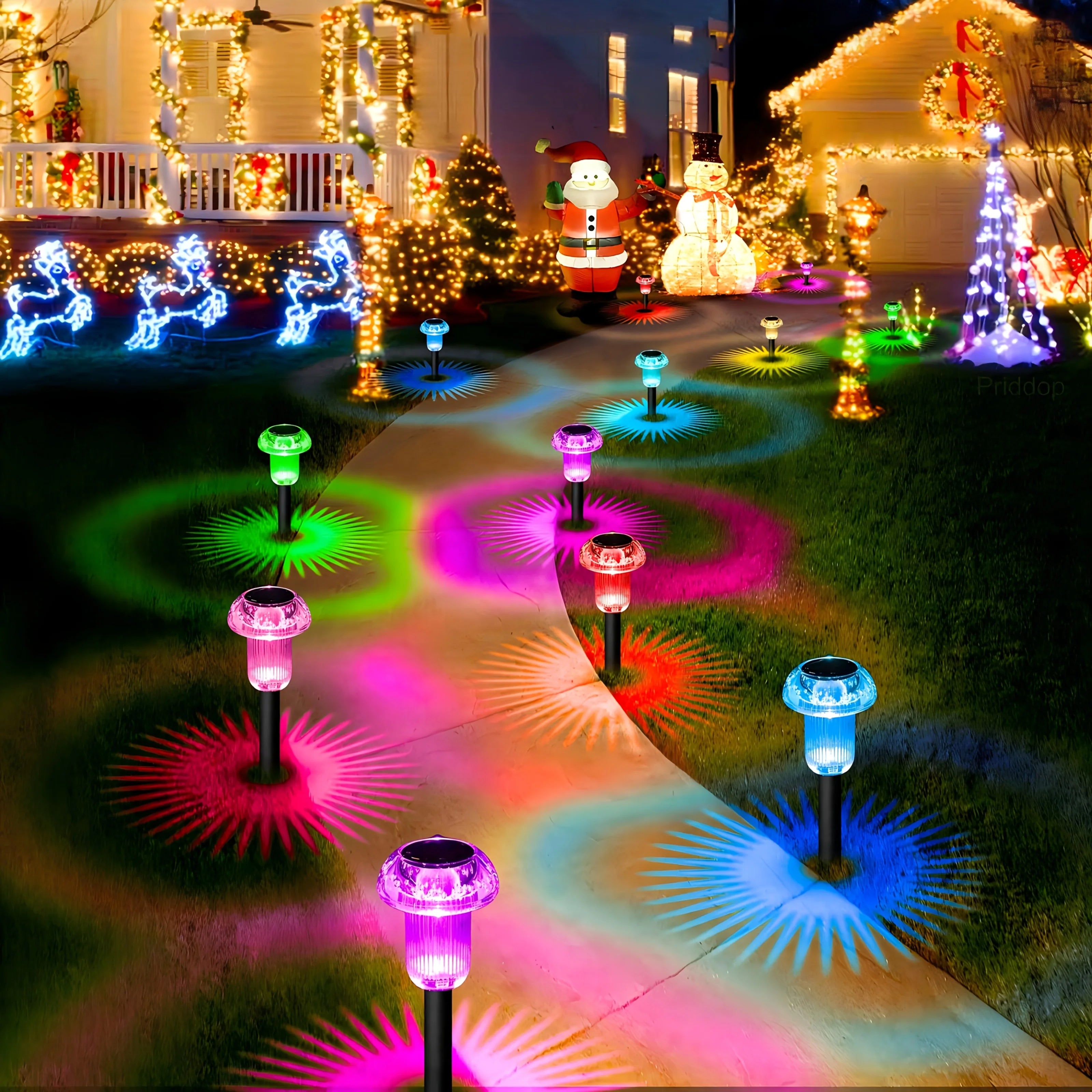 Nordspur | Glovina Solar Pathway Colour Changing LED Lights