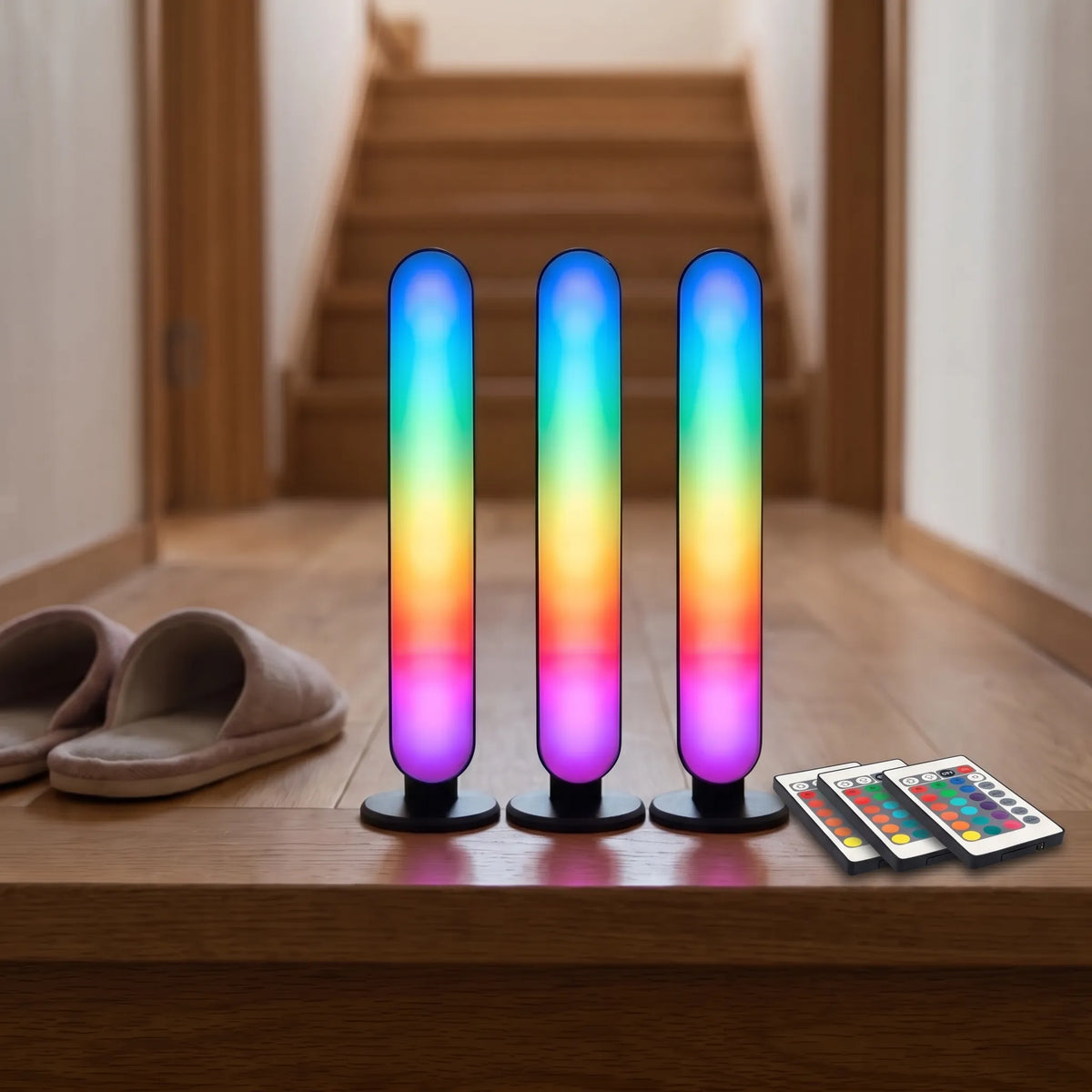 Nordspur | Glowbay Slim Rectangular RGB Night Light Bar For Stairs And Desks