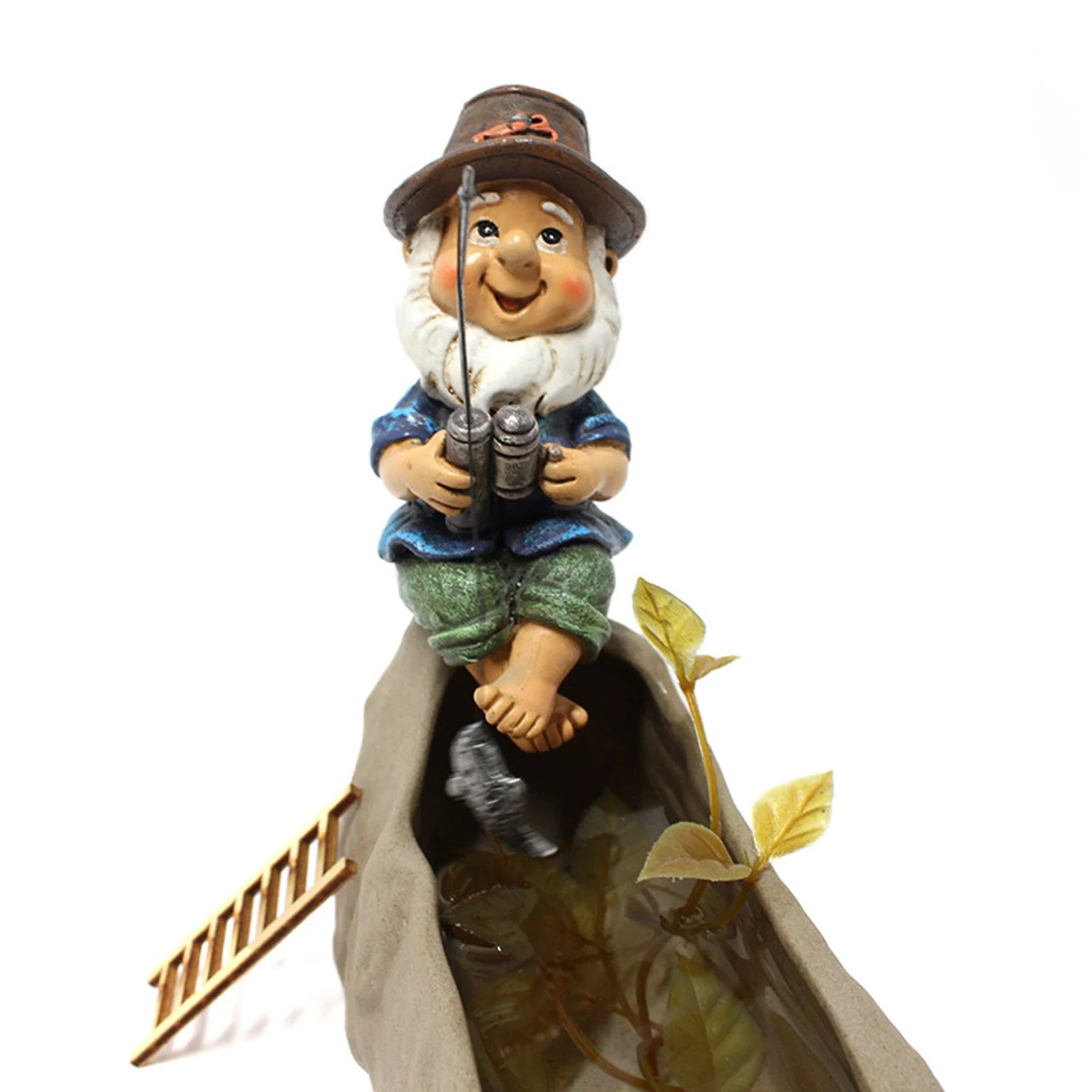 Nordspur | Gnombler Seated Fishing Gnome Garden Statue