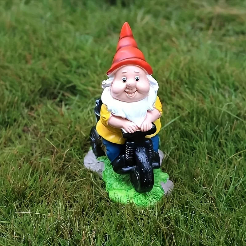 Nordspur | Gnomecycle Gnome Tricycle Outdoor Garden Statue