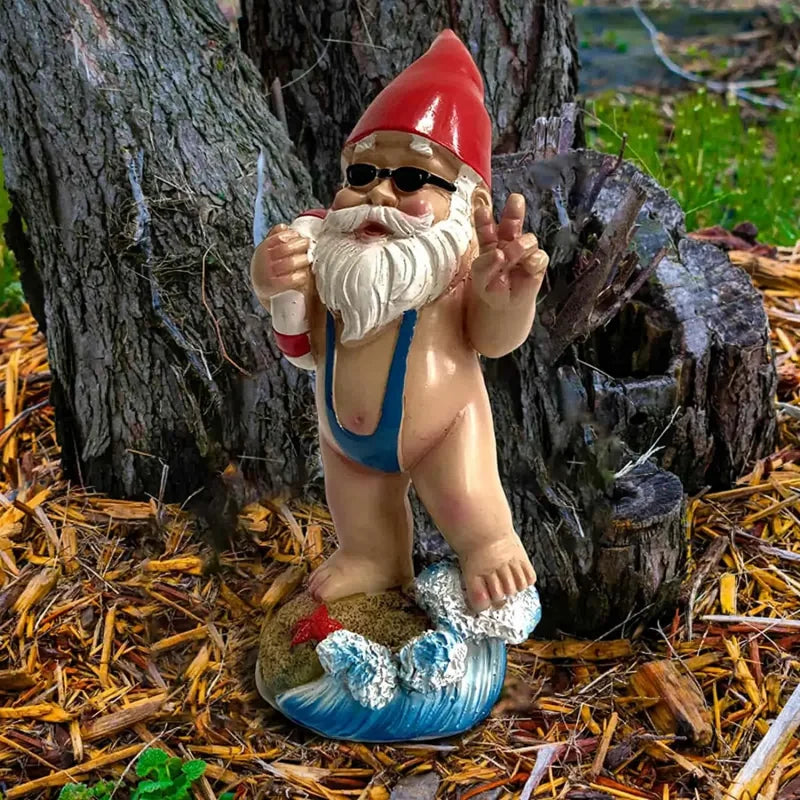 Nordspur | Gnomella Miniature Bikini Gnome Garden Statue
