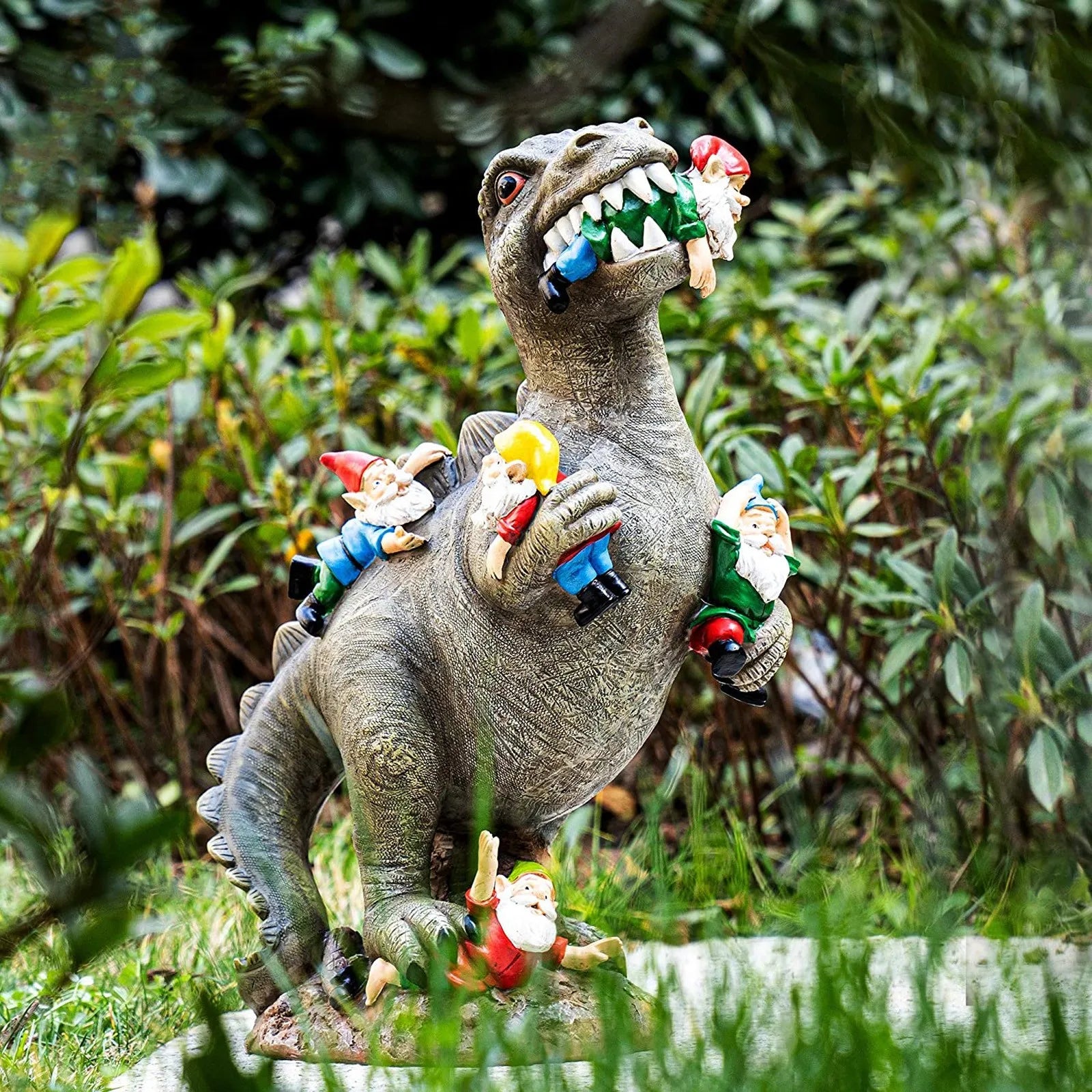 Nordspur | Gnomivore Humorous Outdoor Dinosaur Garden Figurine