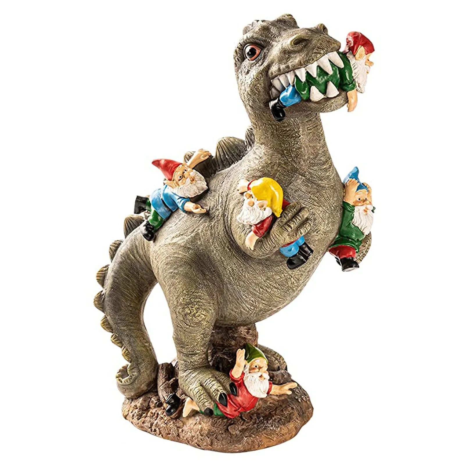 Nordspur | Gnomivore Humorous Outdoor Dinosaur Garden Figurine